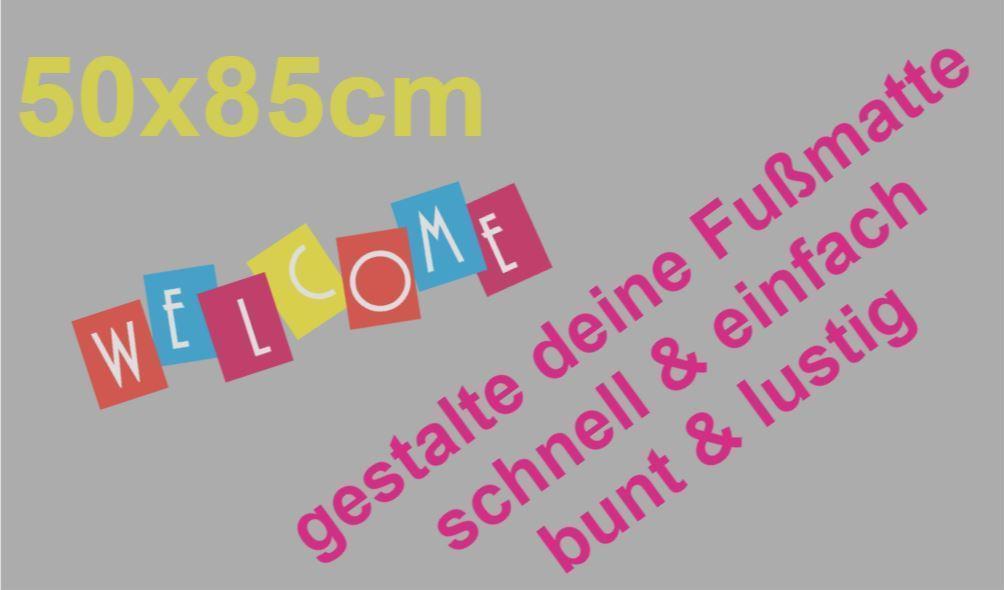 Fußmatte, Logomatten, Schmutzfangmatten individuell selbst gestalten!
