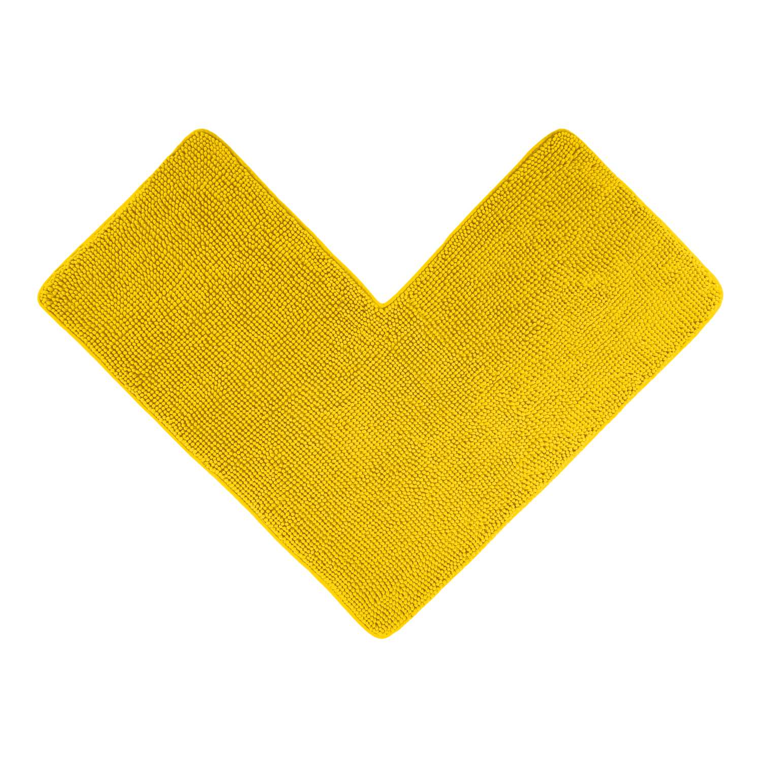 WOHNDIRECT Badematte – Eckform PARIS für Eckduschen