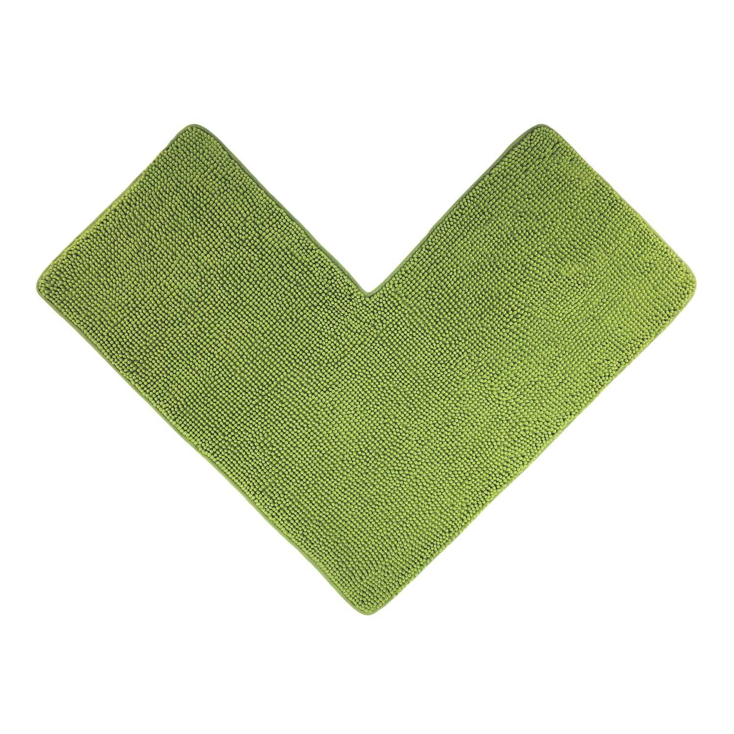 WOHNDIRECT Badematte – Eckform PARIS für Eckduschen