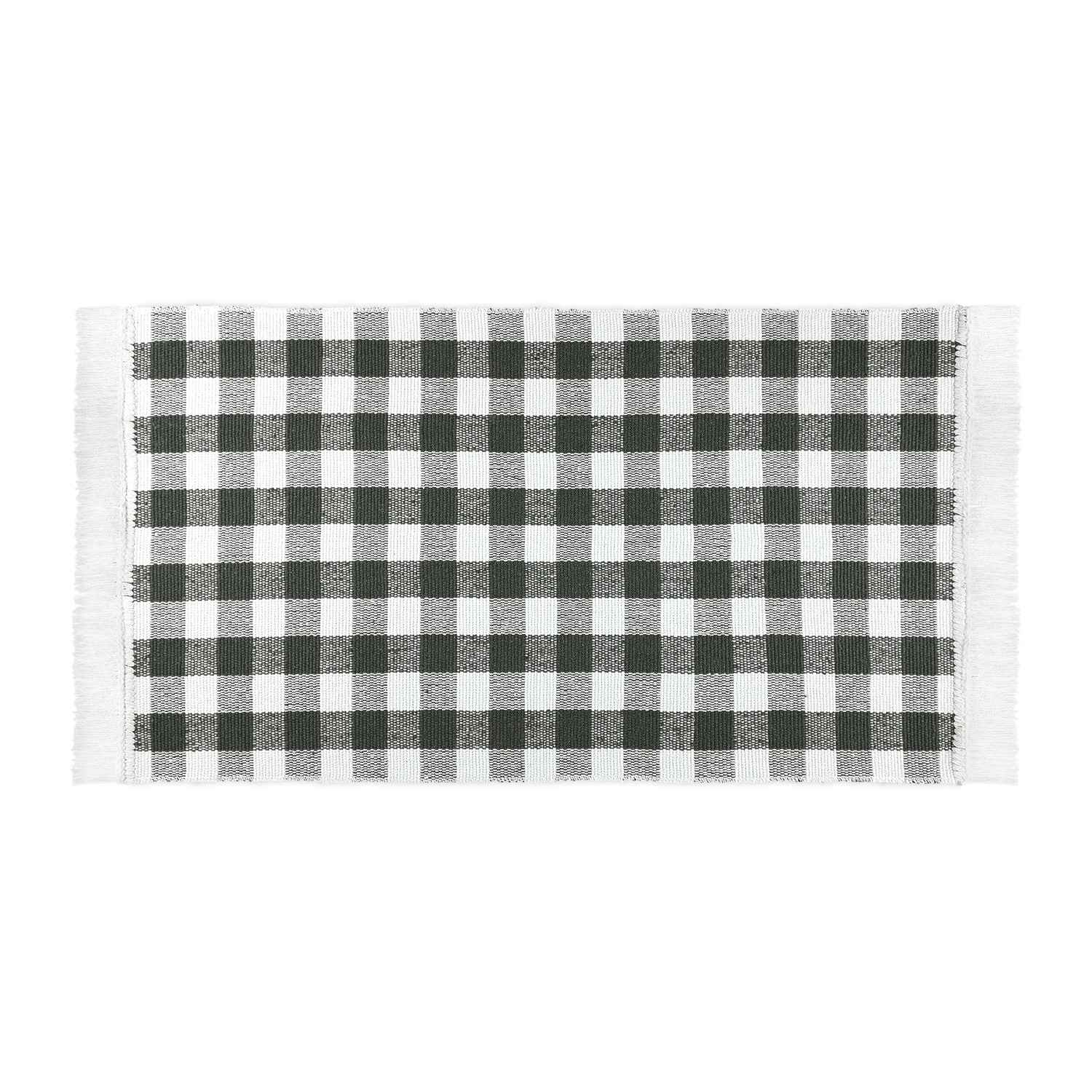 Küchenteppich Matrix Kariert • 100% Baumwolle • 3 Größen - WohnDirect.com - Heimtextilien für stilvolles Wohnambiente