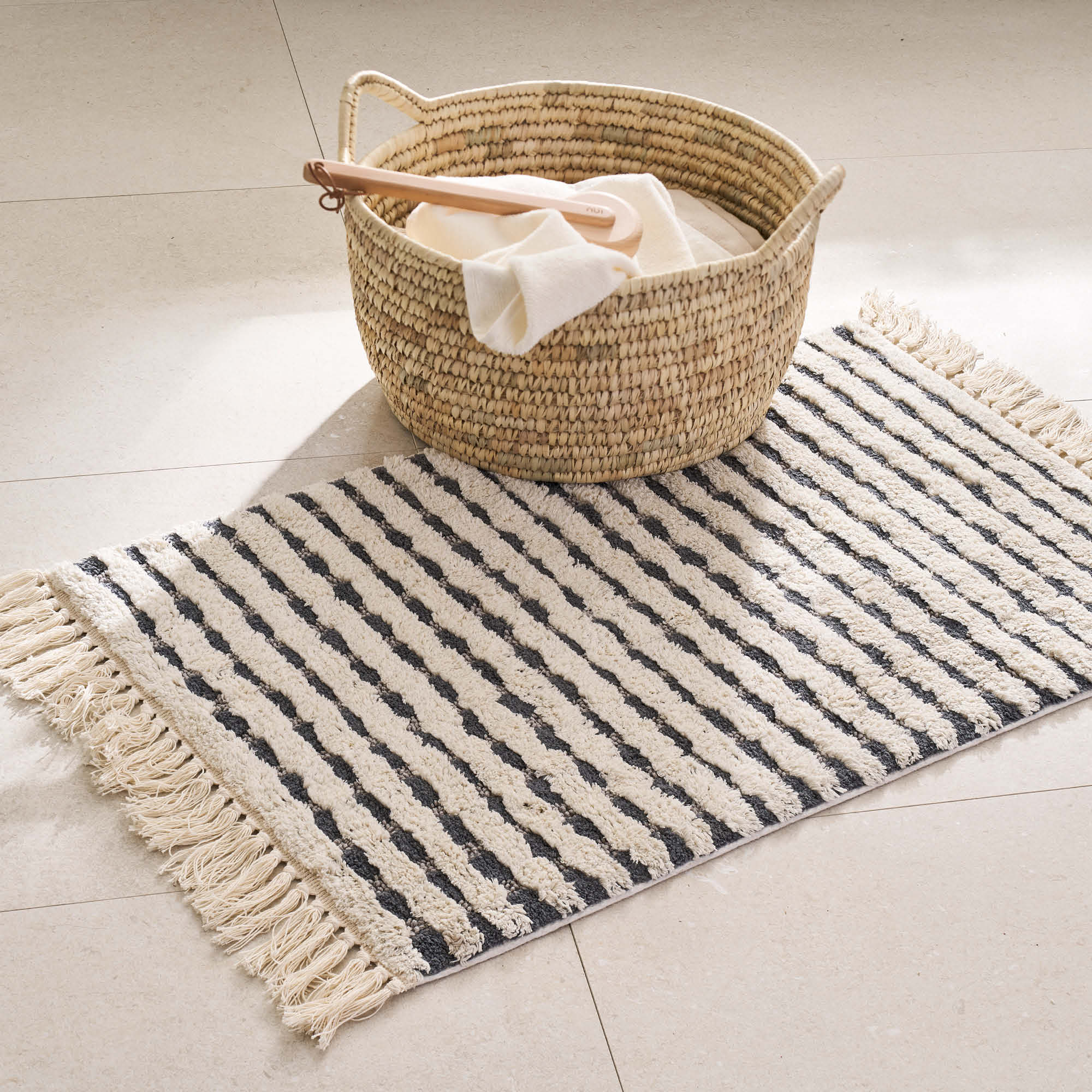 SCHÖNER WOHNEN Badteppich BAHAMAS • waschbar • aus Baumwolle