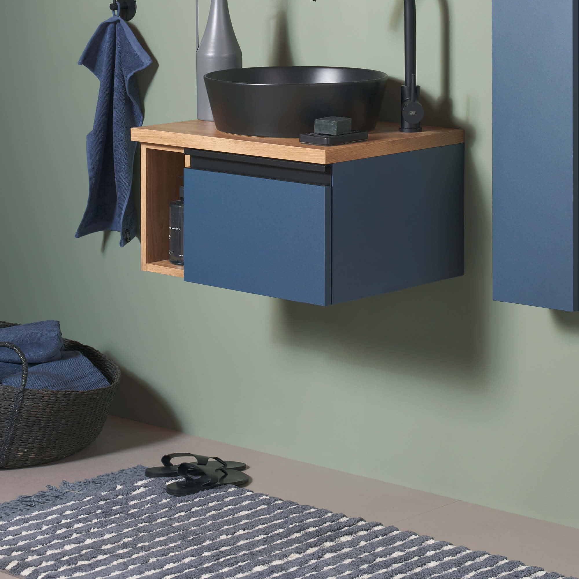 SCHÖNER WOHNEN Badteppich BAHAMAS • waschbar • aus Baumwolle