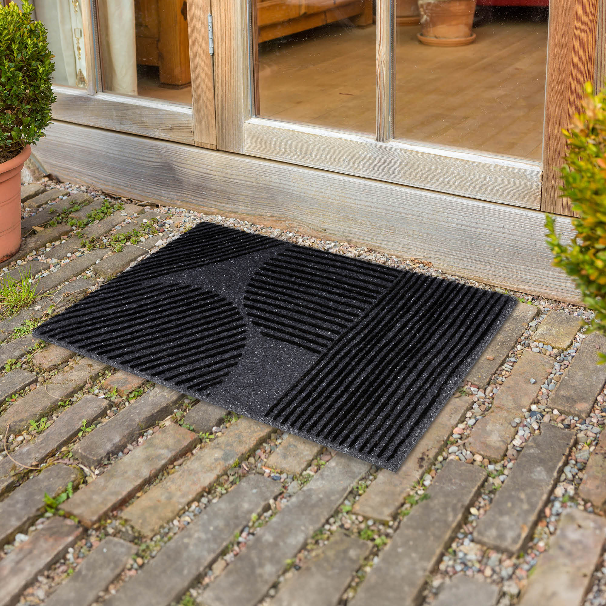 Fußmatte POWER FLOCK – robust & saugfähig