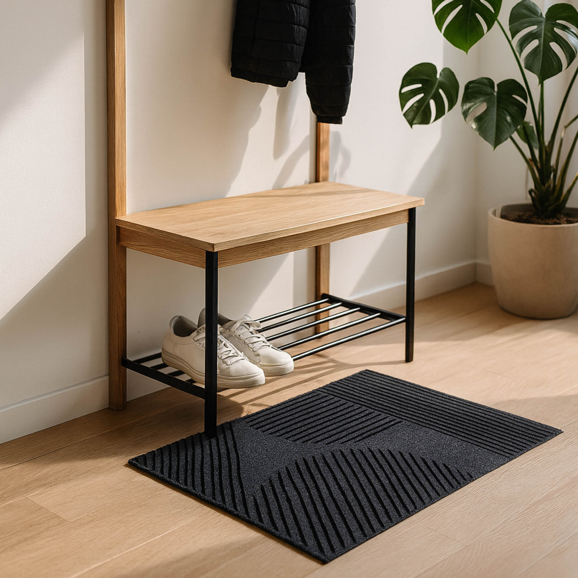 Fußmatte POWER FLOCK – robust & saugfähig