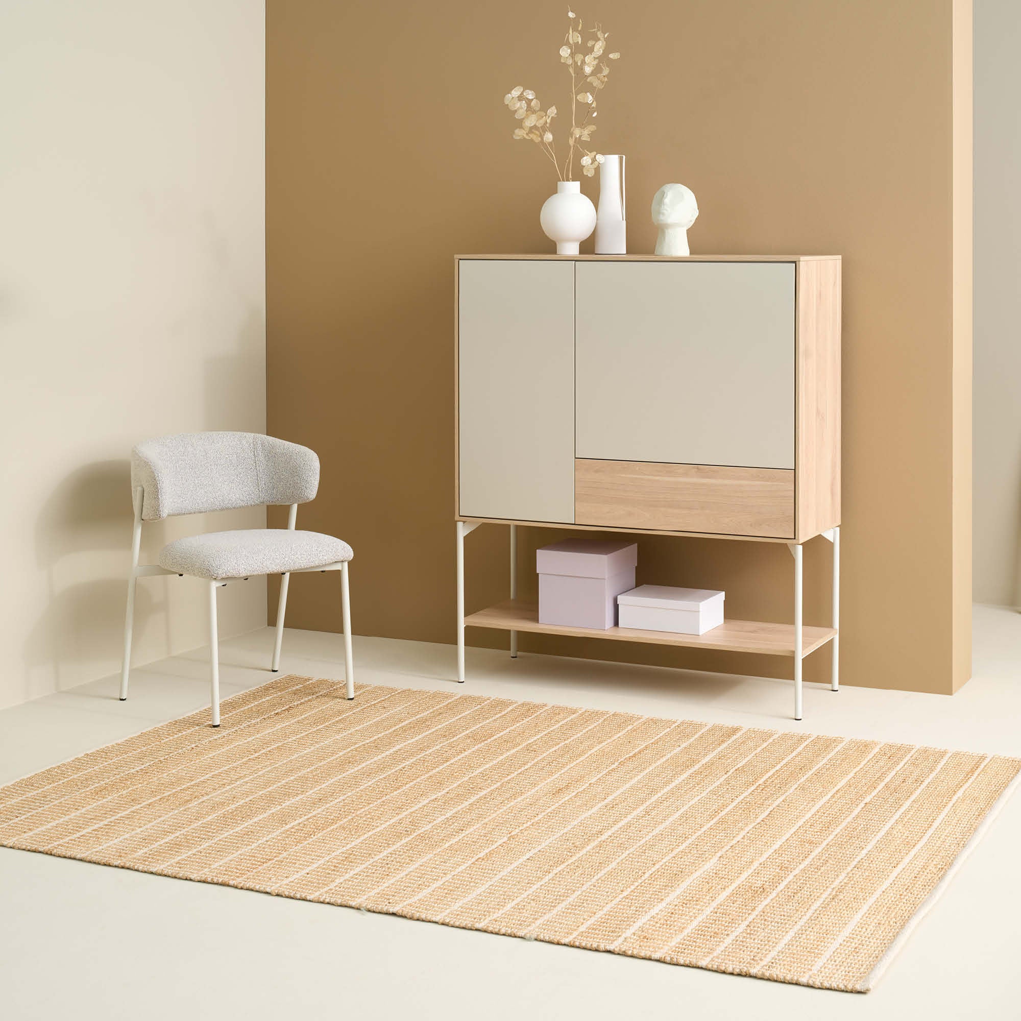 SCHÖNER WOHNEN Teppich NALAYA - handgewebt & langlebig