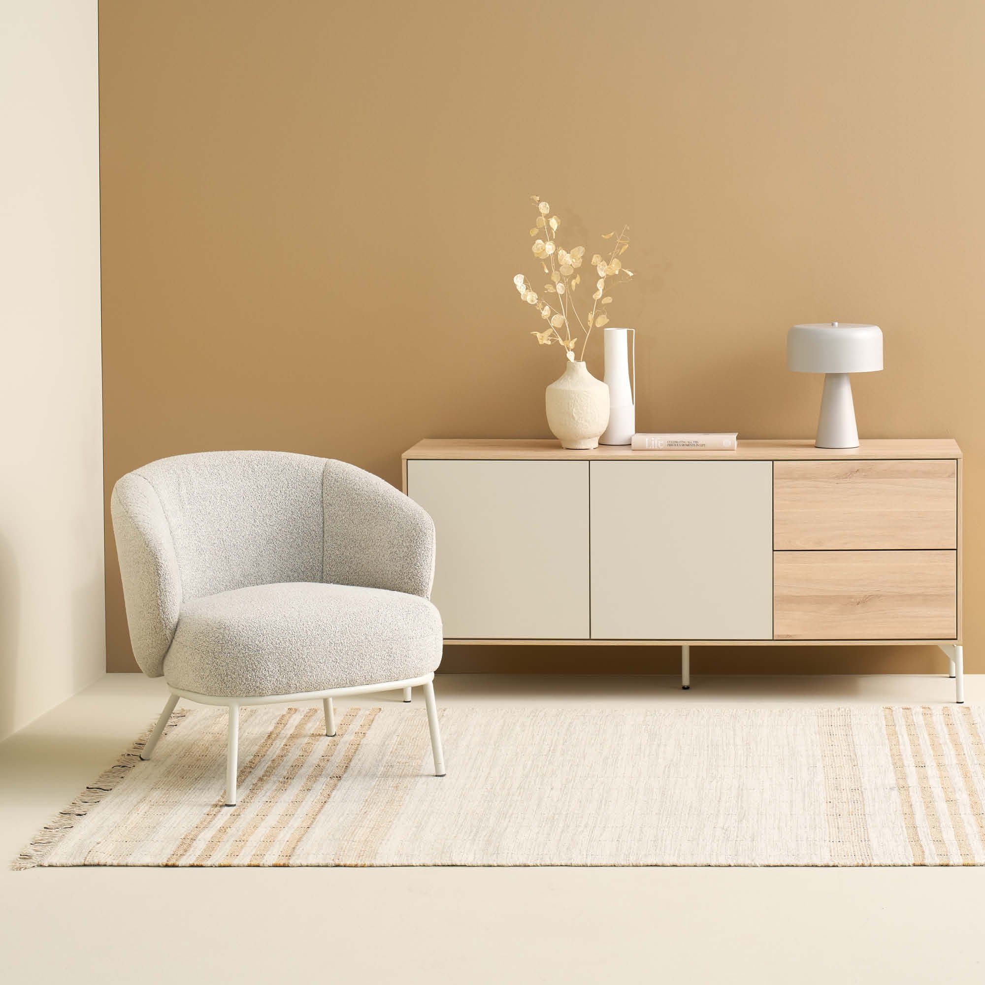 SCHÖNER WOHNEN Teppich NERIA - handgewebt