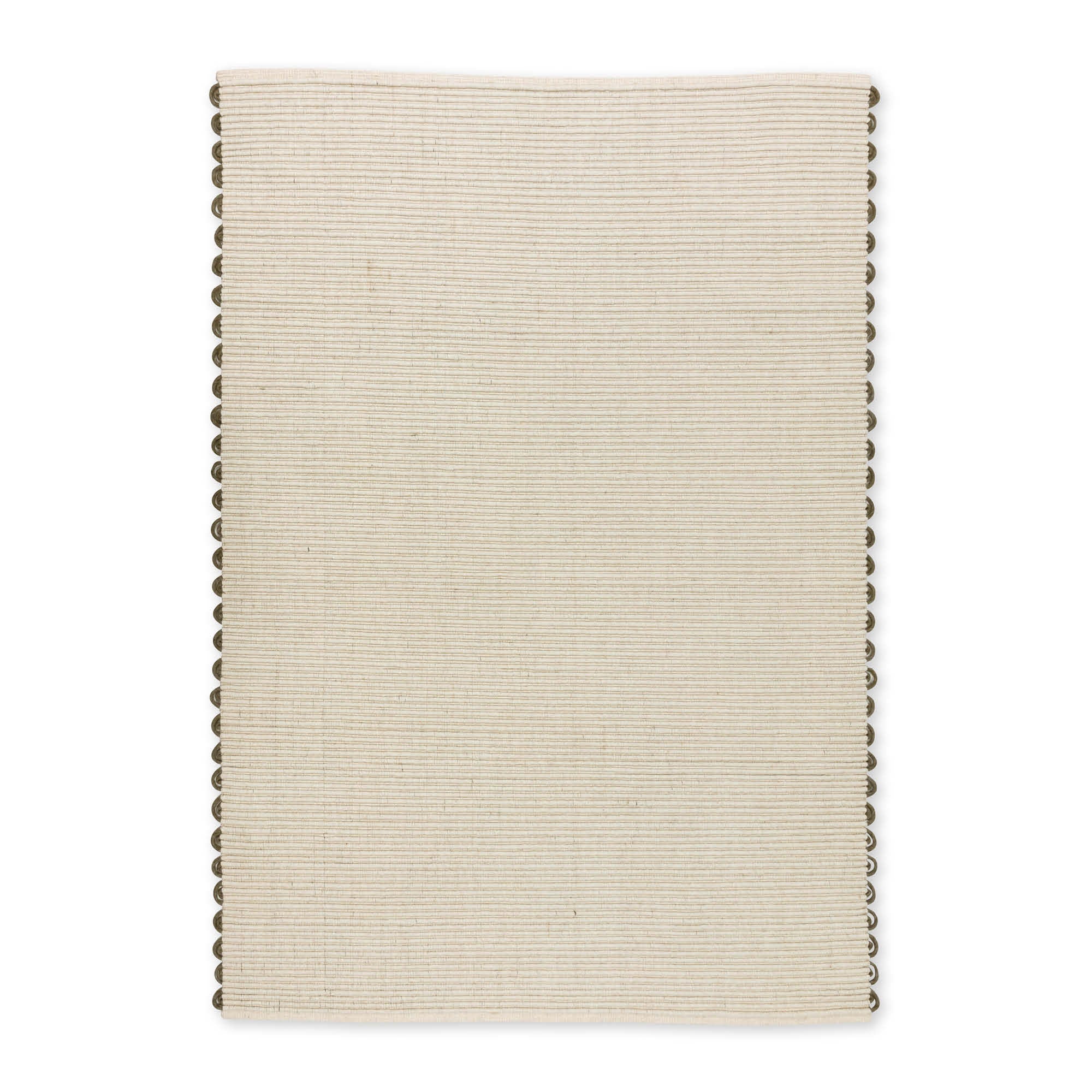 SCHÖNER WOHNEN Teppich OMIRA – Minimalistisch & elegant mit Häkelkante