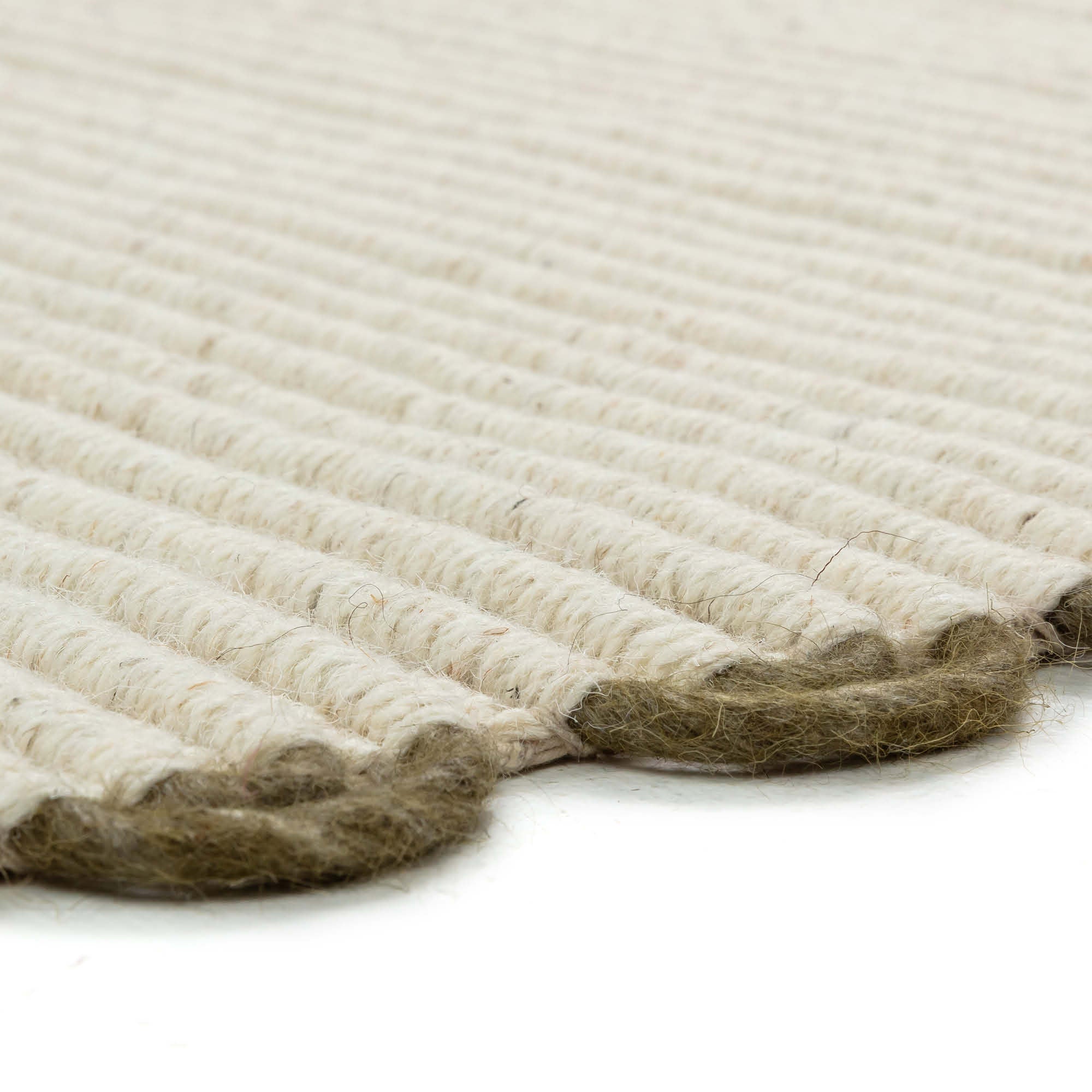 SCHÖNER WOHNEN Teppich OMIRA – Minimalistisch & elegant mit Häkelkante