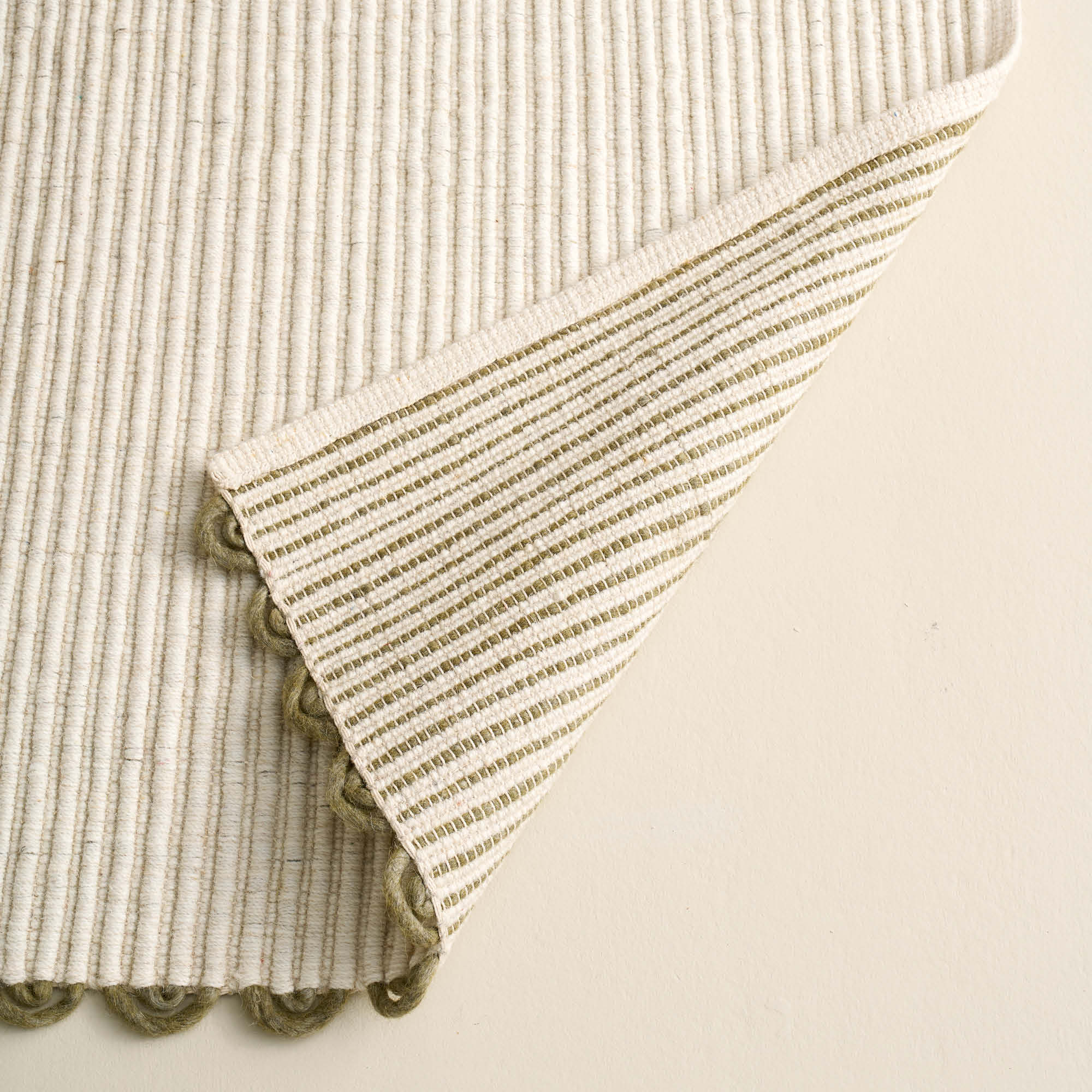 SCHÖNER WOHNEN Teppich OMIRA – Minimalistisch & elegant mit Häkelkante