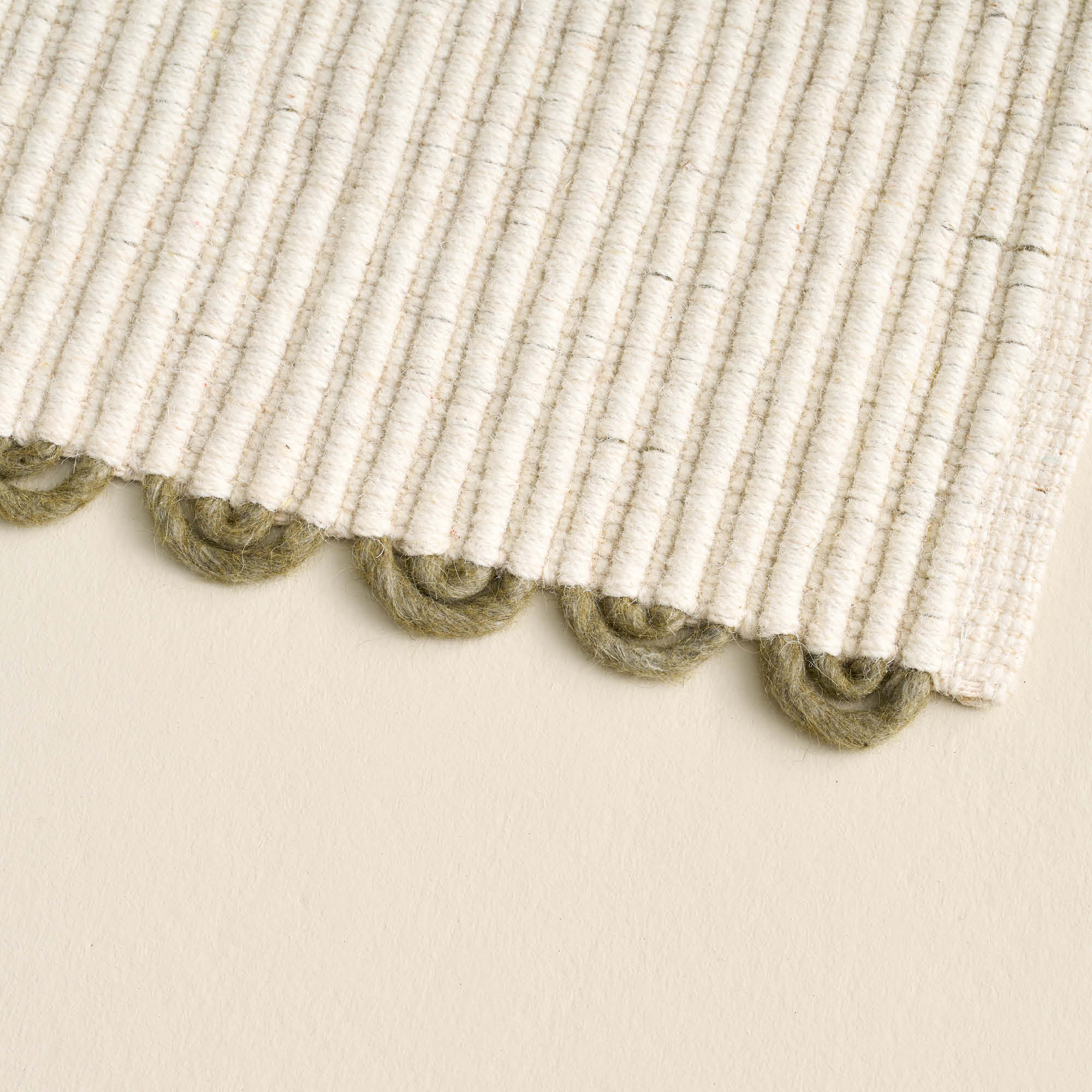 SCHÖNER WOHNEN Teppich OMIRA – Minimalistisch & elegant mit Häkelkante