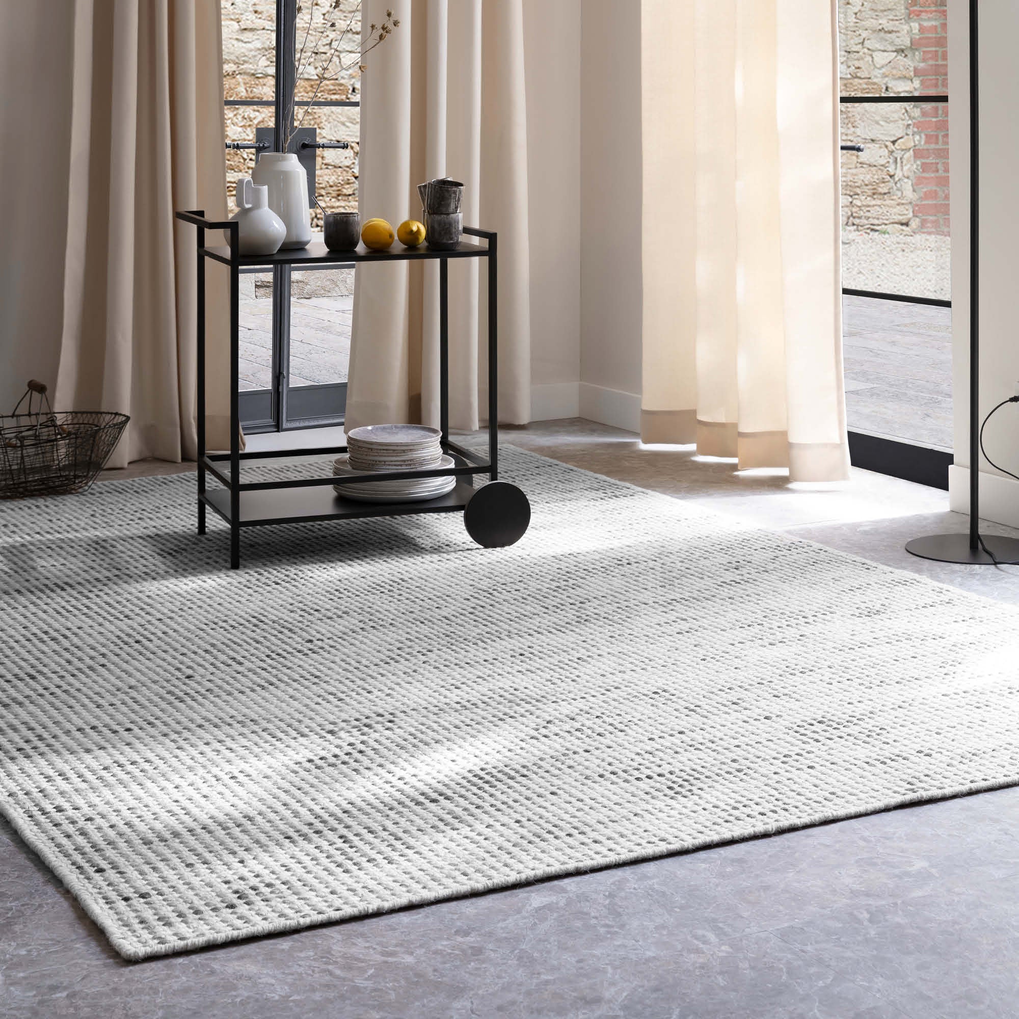 SCHÖNER WOHNEN Teppich KIANA – Wolle - handgewebt