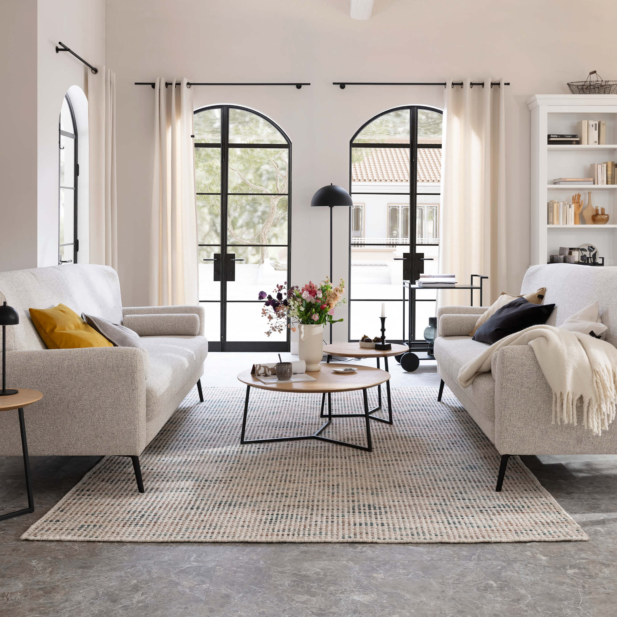 SCHÖNER WOHNEN Teppich KIANA – Wolle - handgewebt