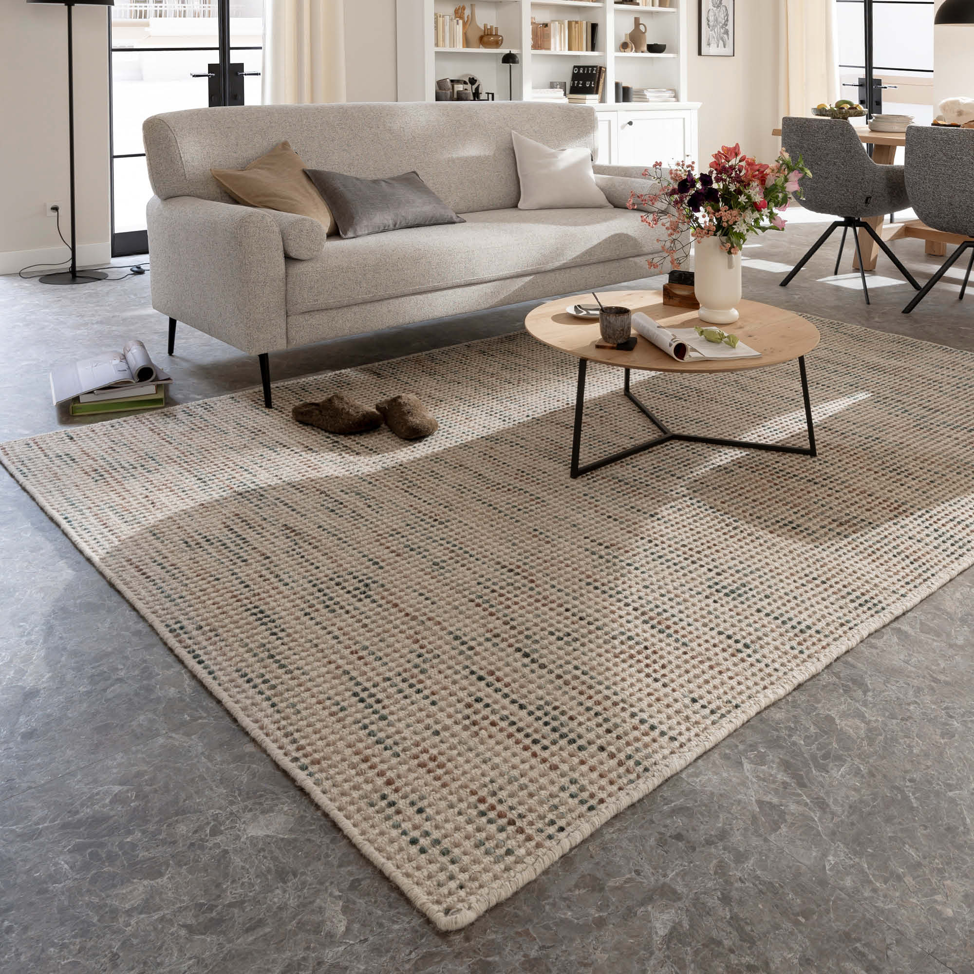 SCHÖNER WOHNEN Teppich KIANA – Wolle - handgewebt