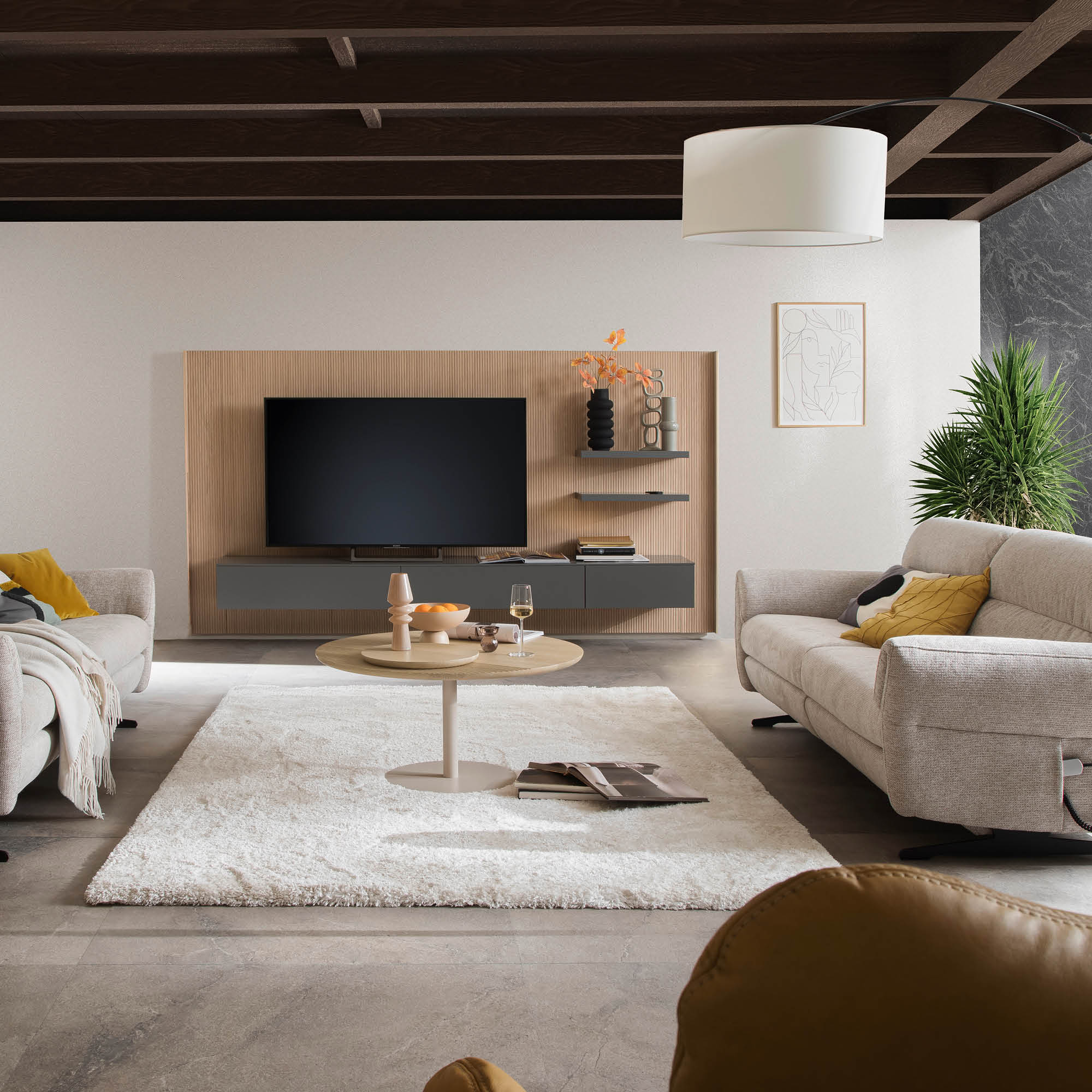 SCHÖNER WOHNEN Teppich LEVERAGE • kuschelweich • pflegeleicht