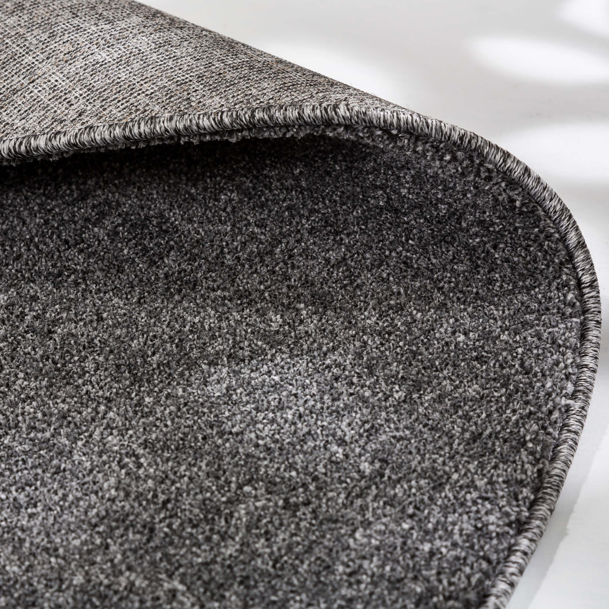 SCHÖNER WOHNEN Teppich PURE rund • pflegeleicht