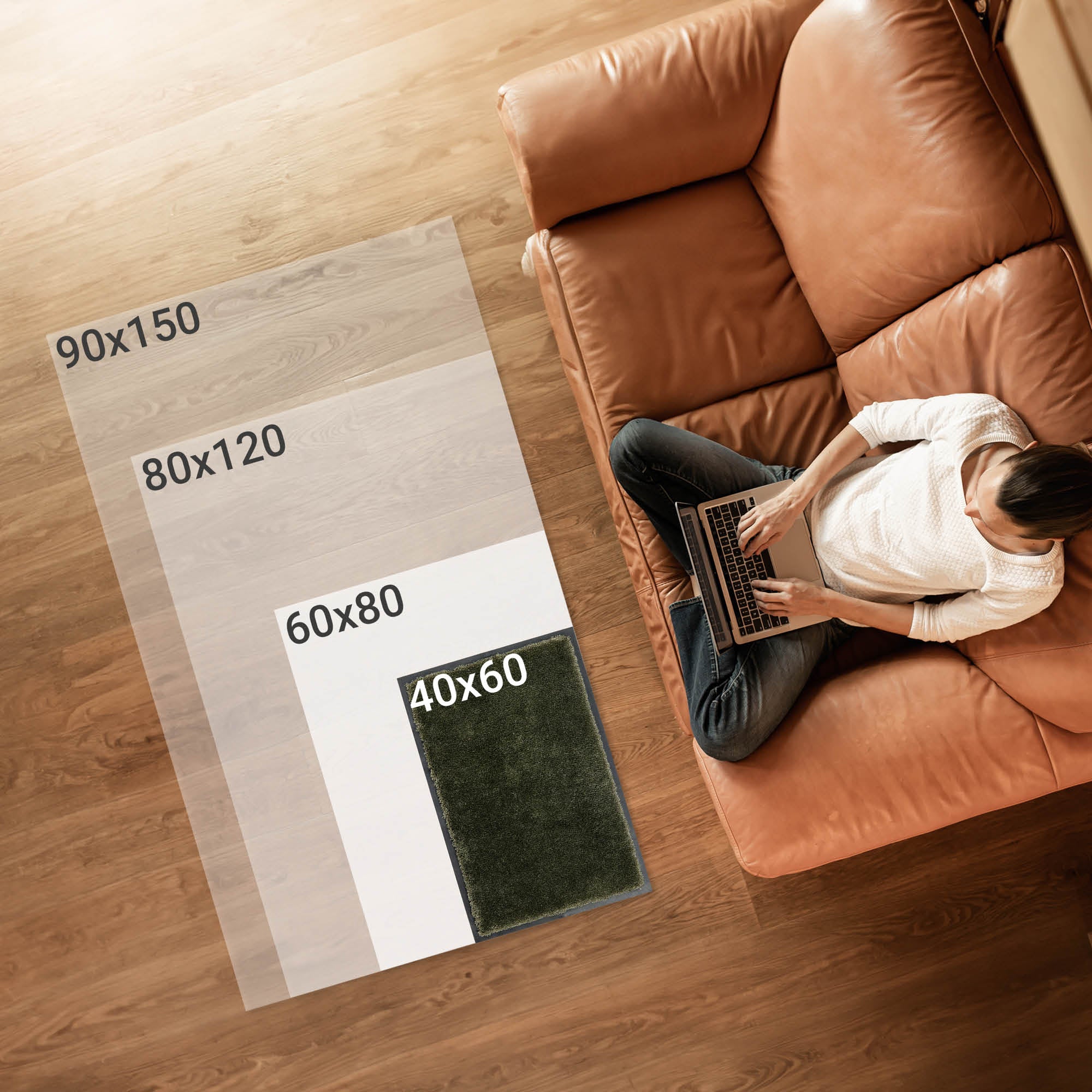 Fußmatte LAVA – PVC-frei & waschbar