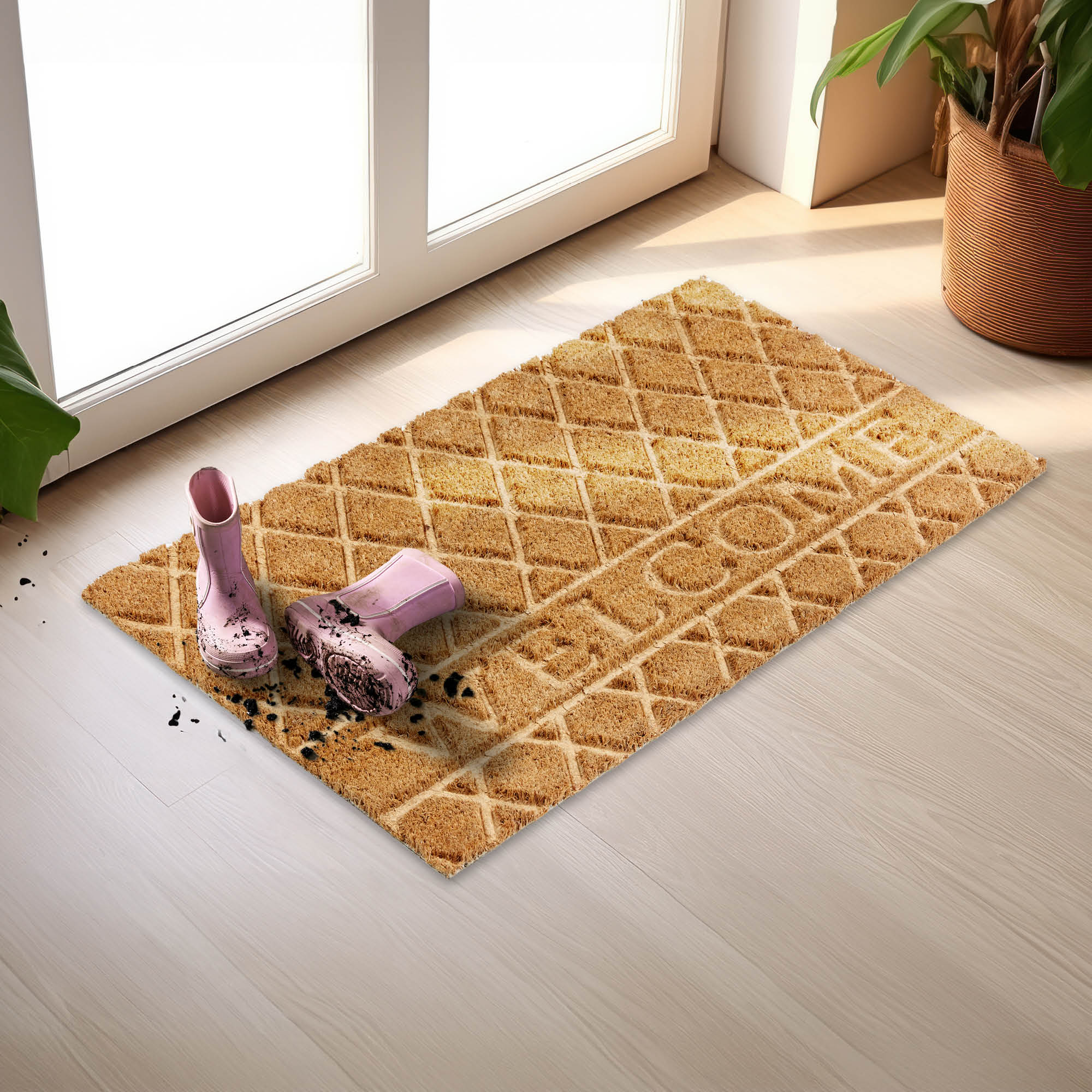 Fußmatte COCO SHAPE – 100% Natur, rutschhemmend