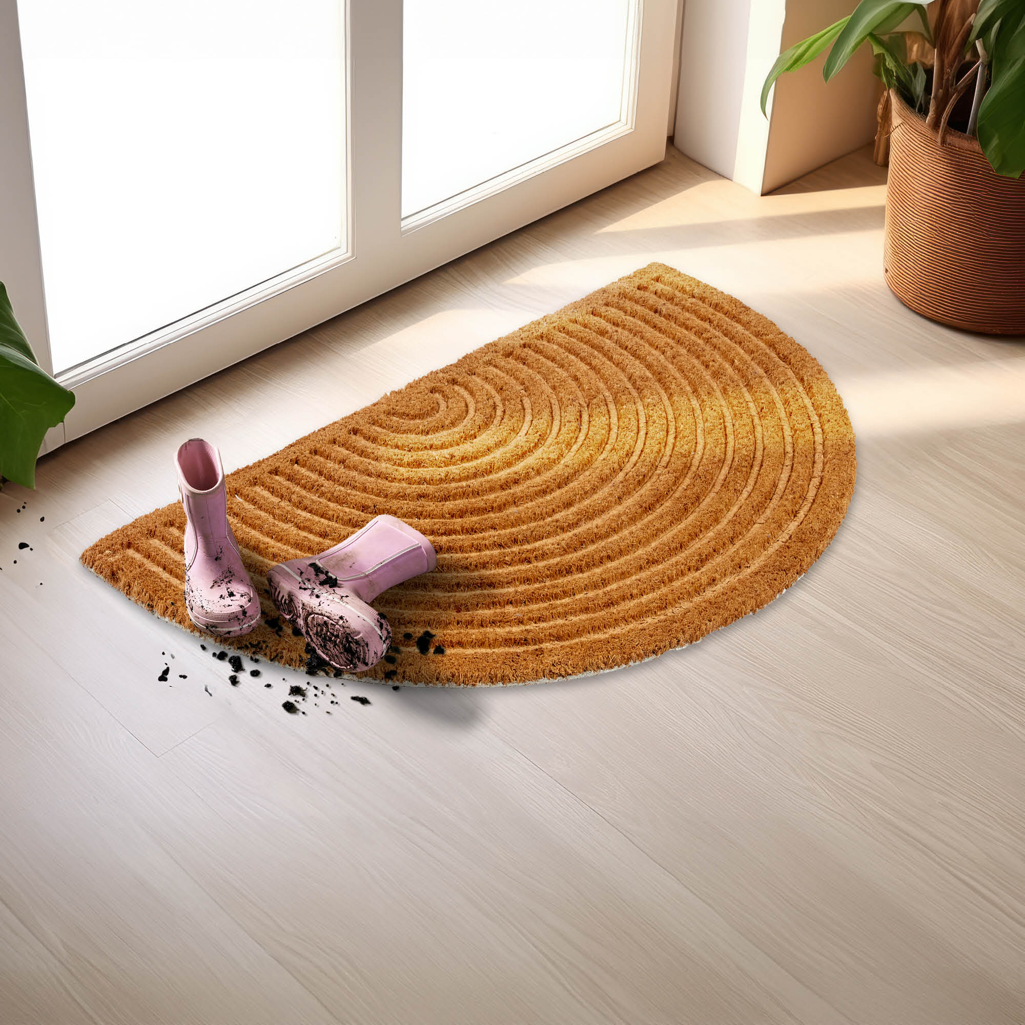 Fußmatte COCO SHAPE 2er Set – 100% Natur, rutschhemmend
