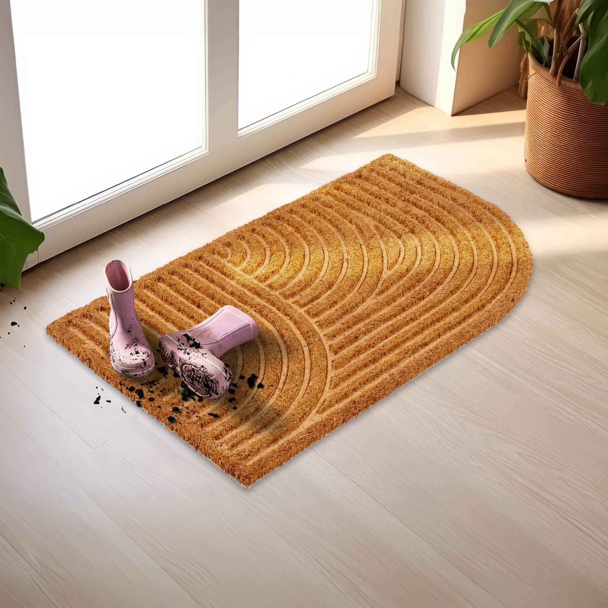 Fußmatte COCO SHAPE – 100% Natur, rutschhemmend