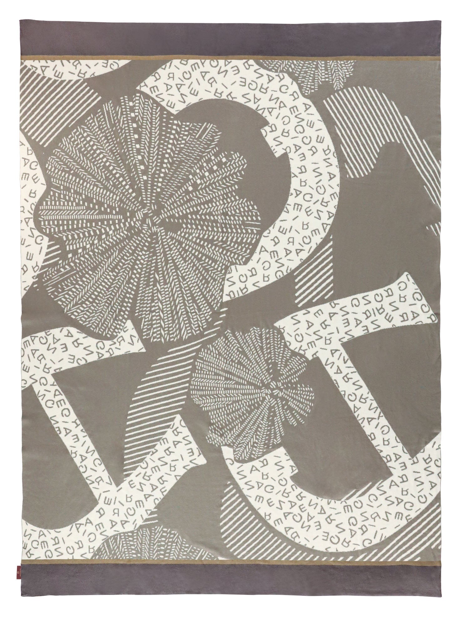 AIGNER Wohndecke 130x170 cm – Strickdecke aus 100% Baumwolle, Kuscheldecke