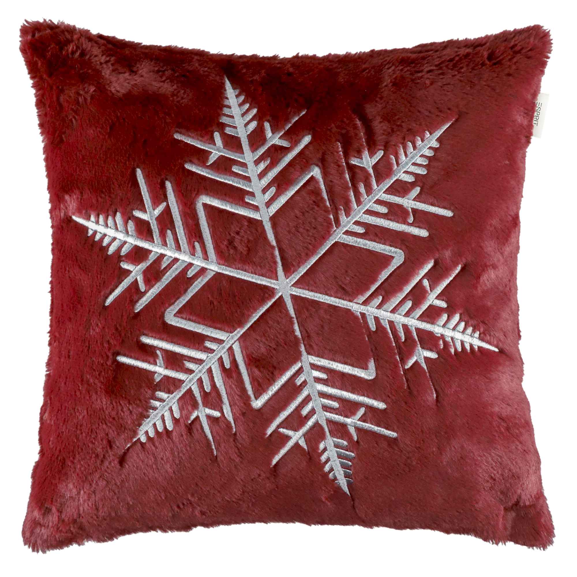 2er Set Kissenhüllen – Häuser 40x60 cm & Schneeflocke 38x38 cm – Gestickt, Winter Design