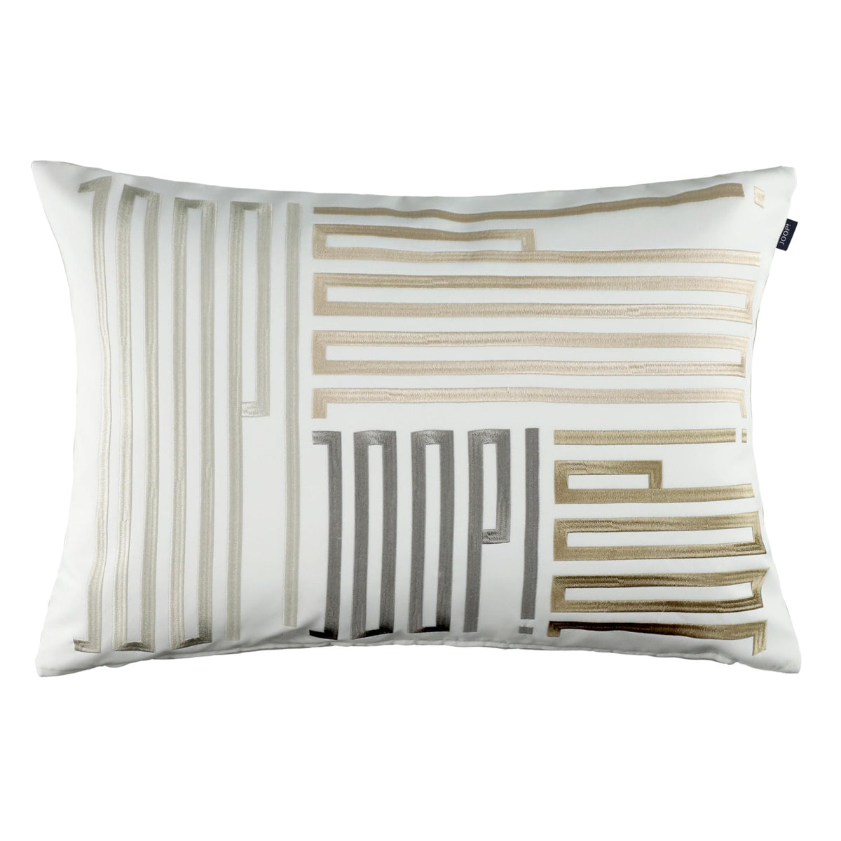 JOOP! Zierkissenhülle mit Stickerei, edles Design, 100% Polyester