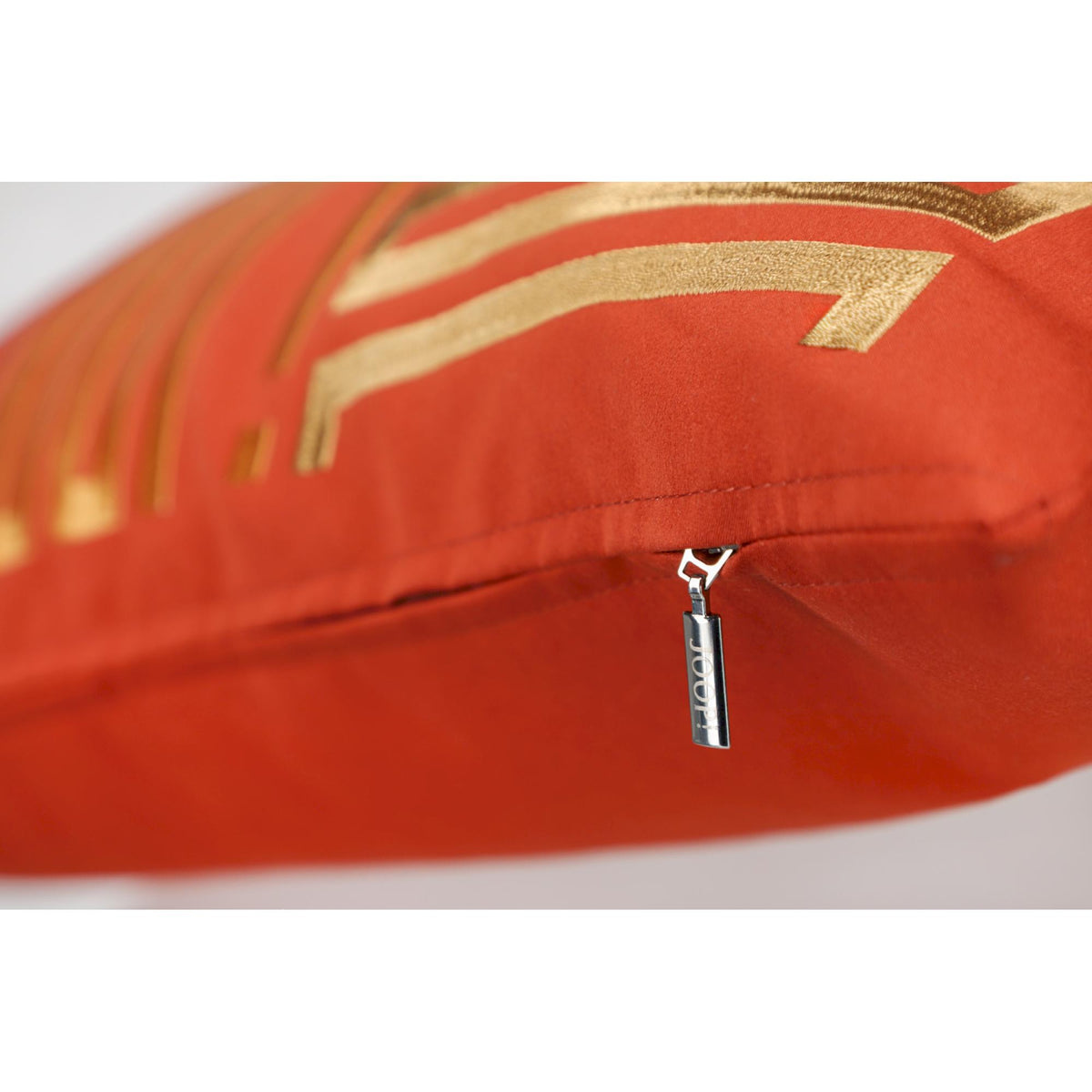 JOOP! Zierkissenhülle mit Stickerei, edles Design, 100% Polyester