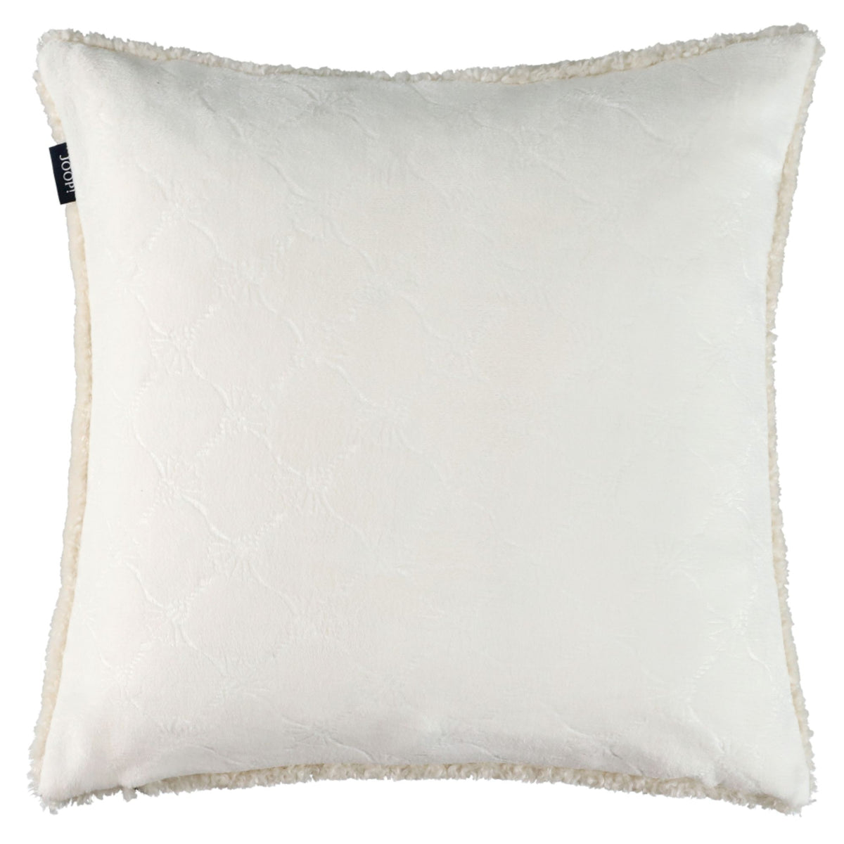 JOOP! Kissenhülle CURLY 50x50 cm – Teddy & Fleece