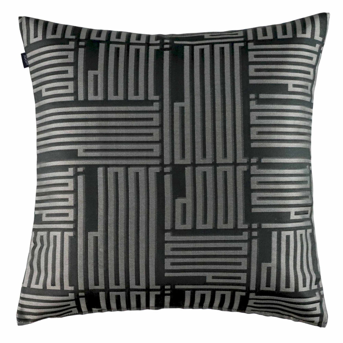 JOOP! Zierkissenhülle – Edles Design mit gewebtem Logo, 100% Polyester