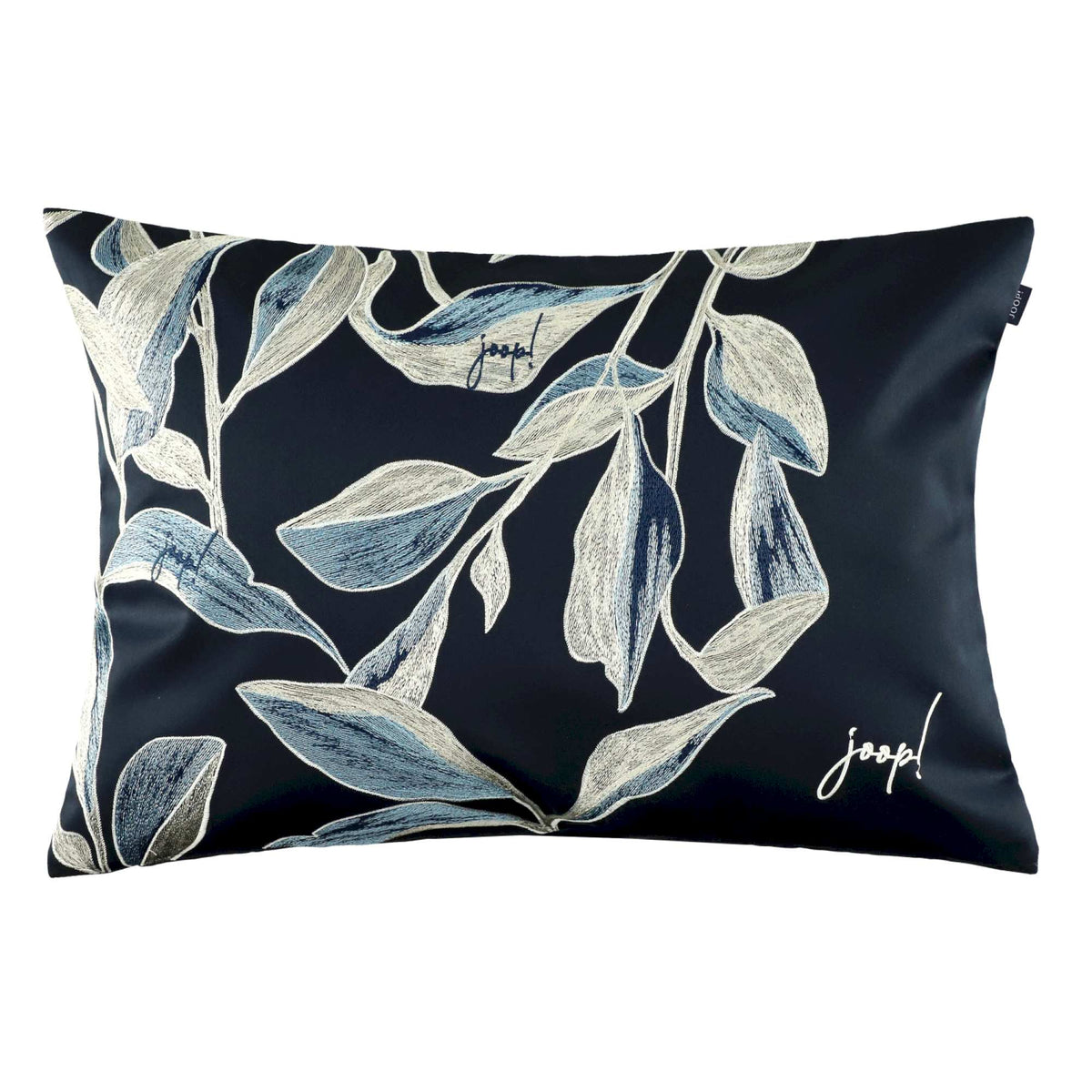 JOOP! Zierkissenhülle, besticktes Blumenmuster, 100% Polyester, 40x60 & 50x50 cm