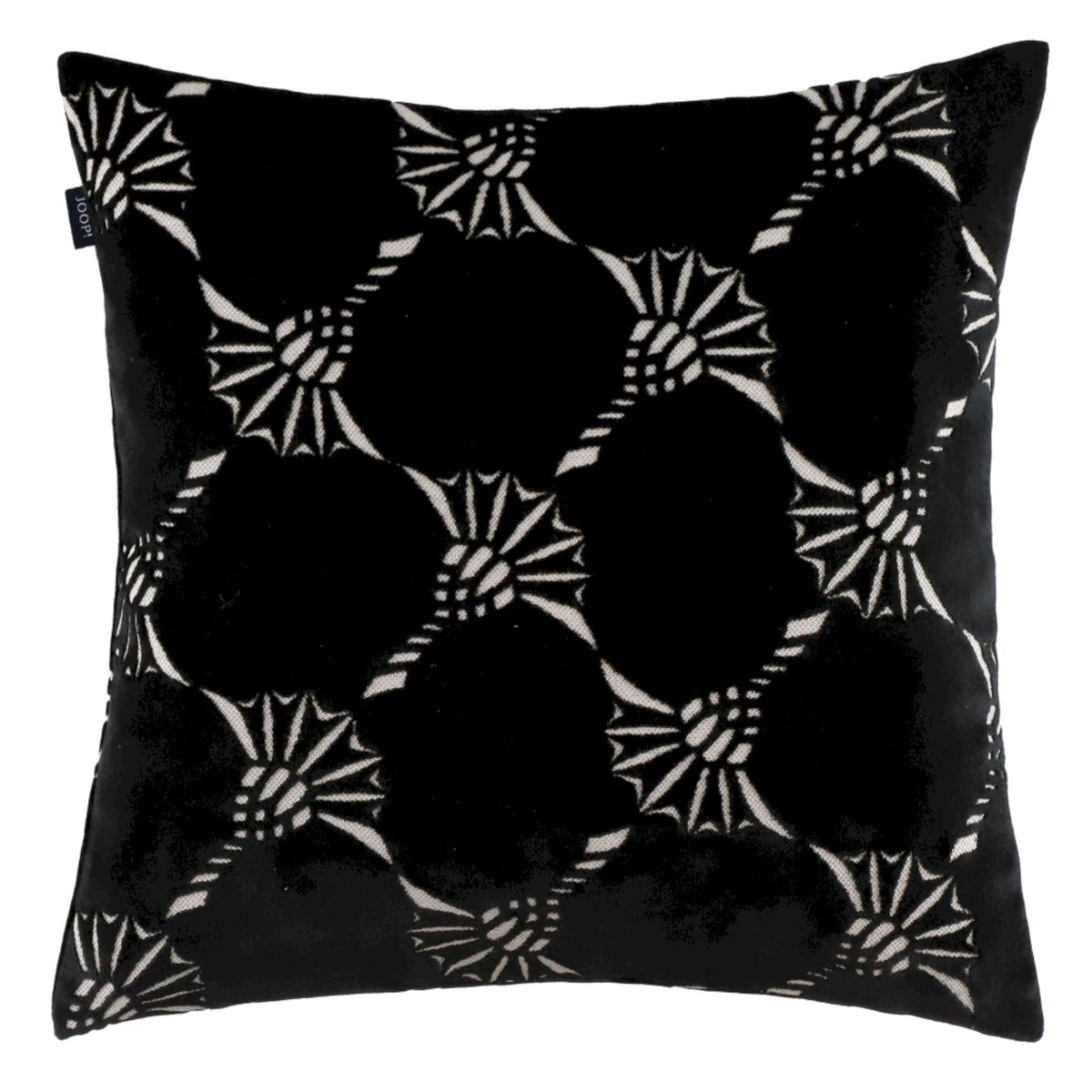 JOOP! Kissenhülle SHUTTER 40x40 cm – Velours, Kornblume