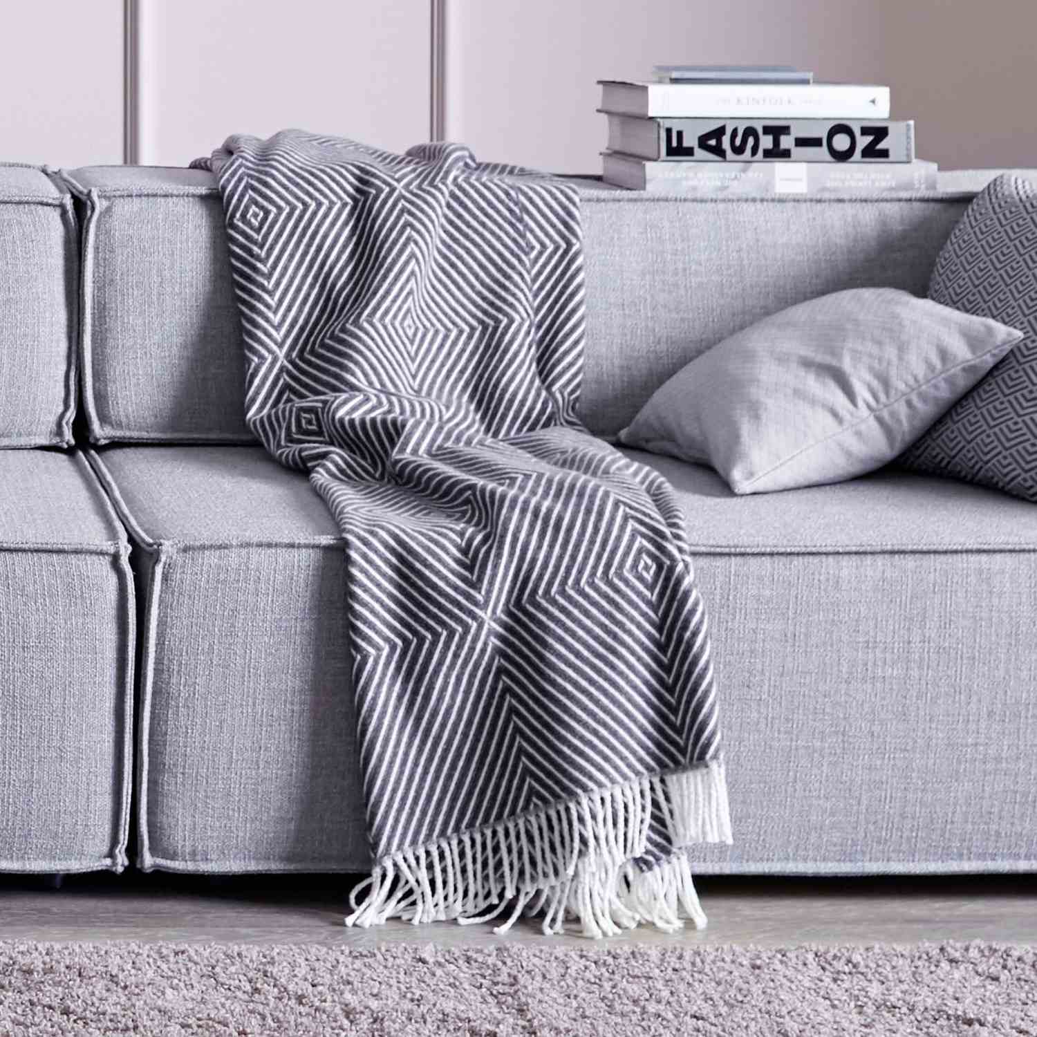 Wohndecke Tebas • Baumwoll/Kunstfaser • 140 x 200 cm