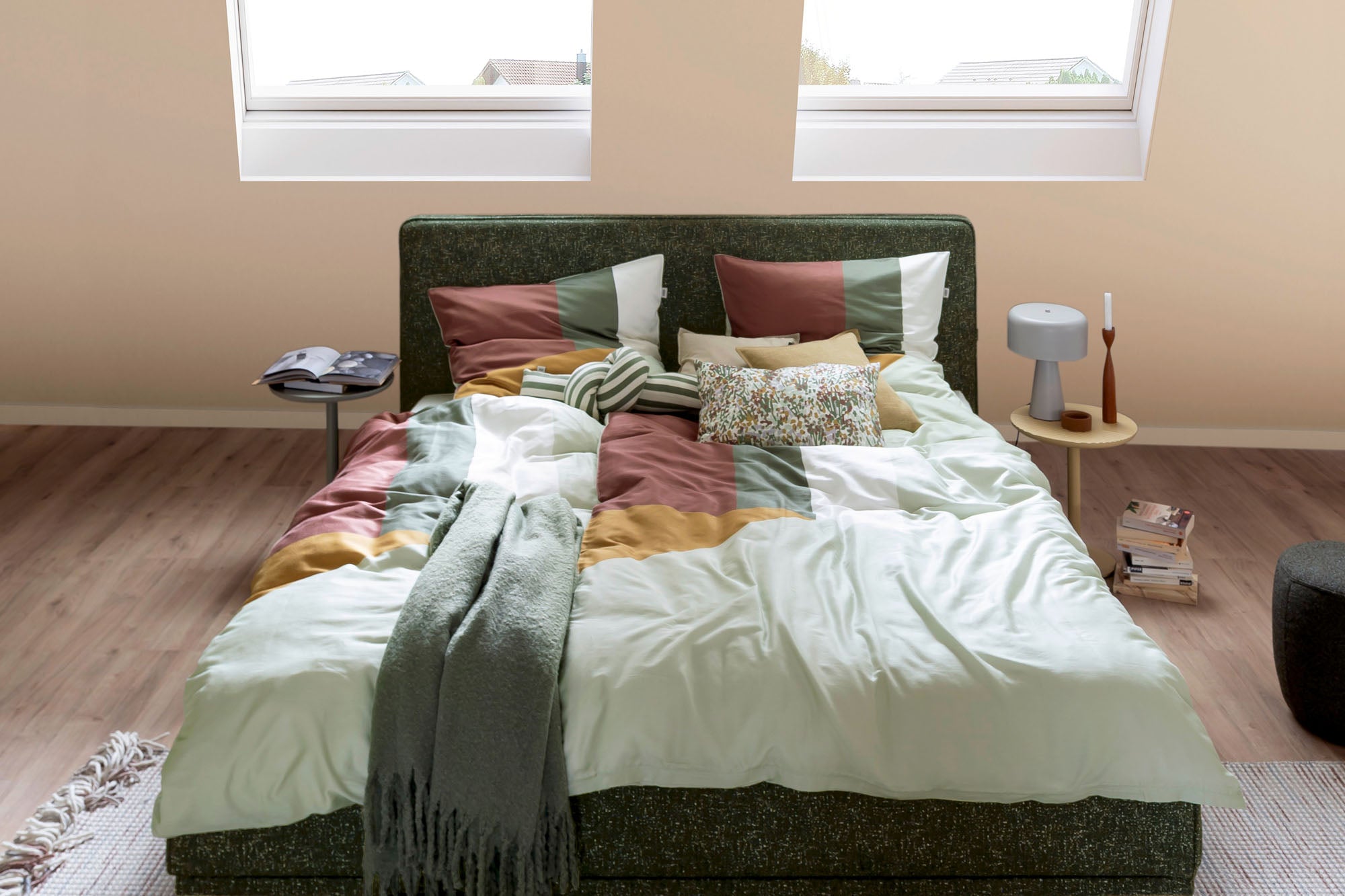 Schöner Wohnen Renforcé Bettwäschen 2-teilig – 100% Baumwolle, Moderne Design