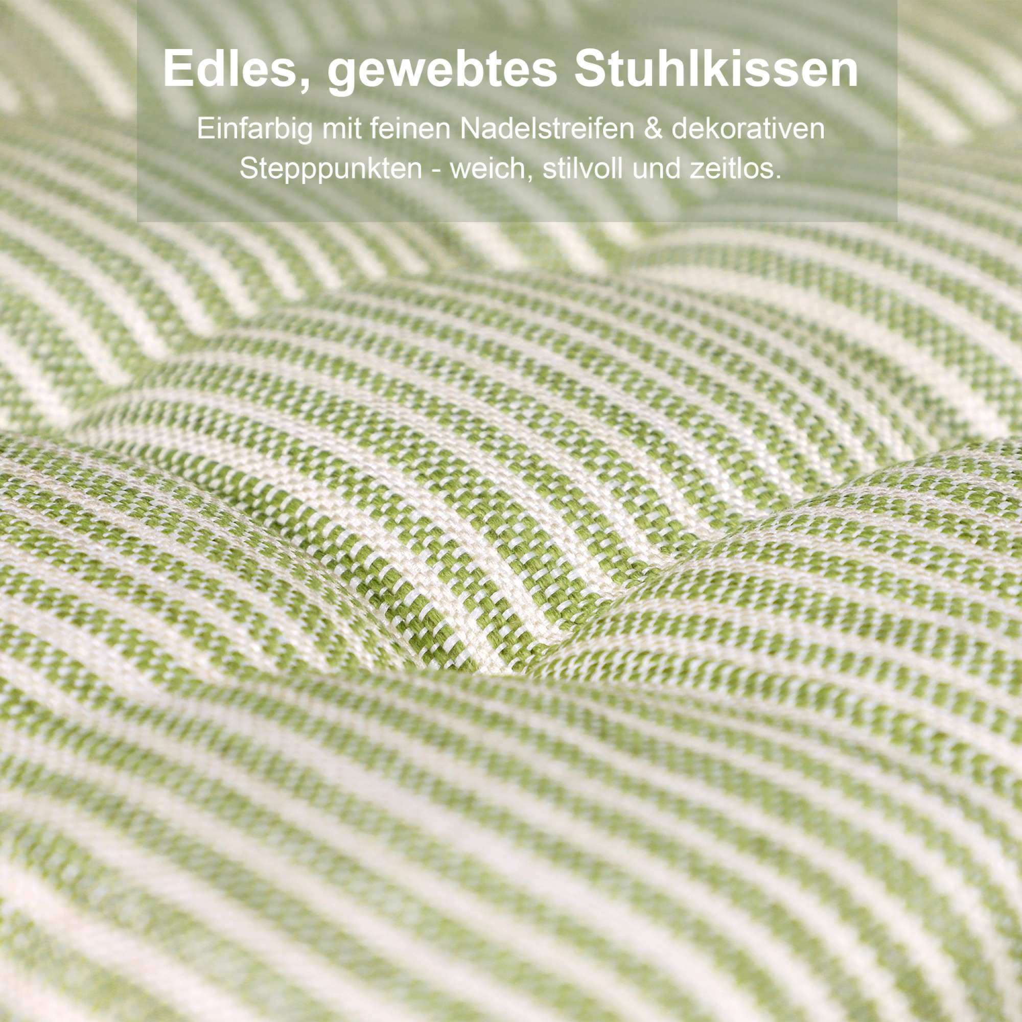 Sitzkissen Fresh Stripe im 4er SparSet