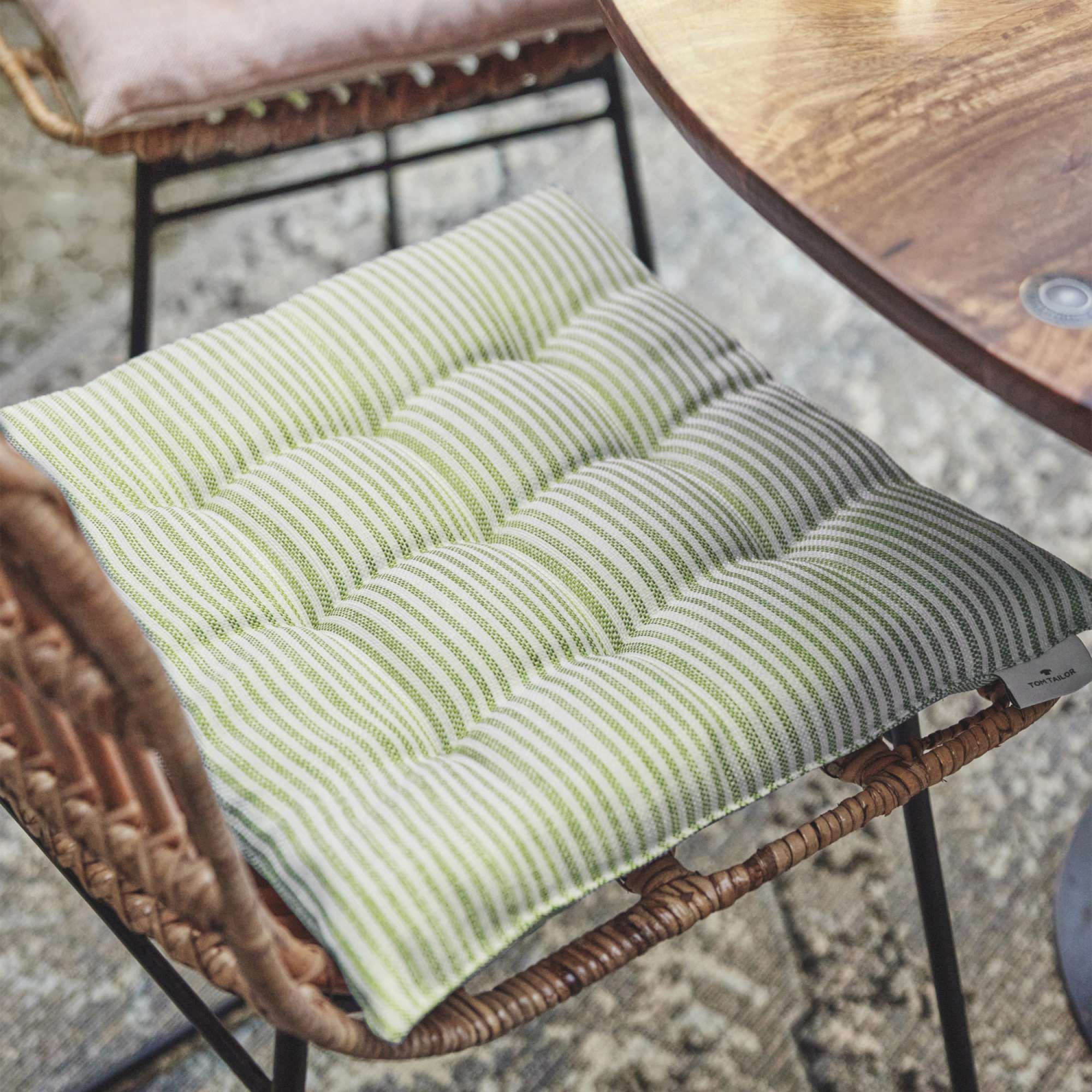 Sitzkissen Fresh Stripe im 2er Set
