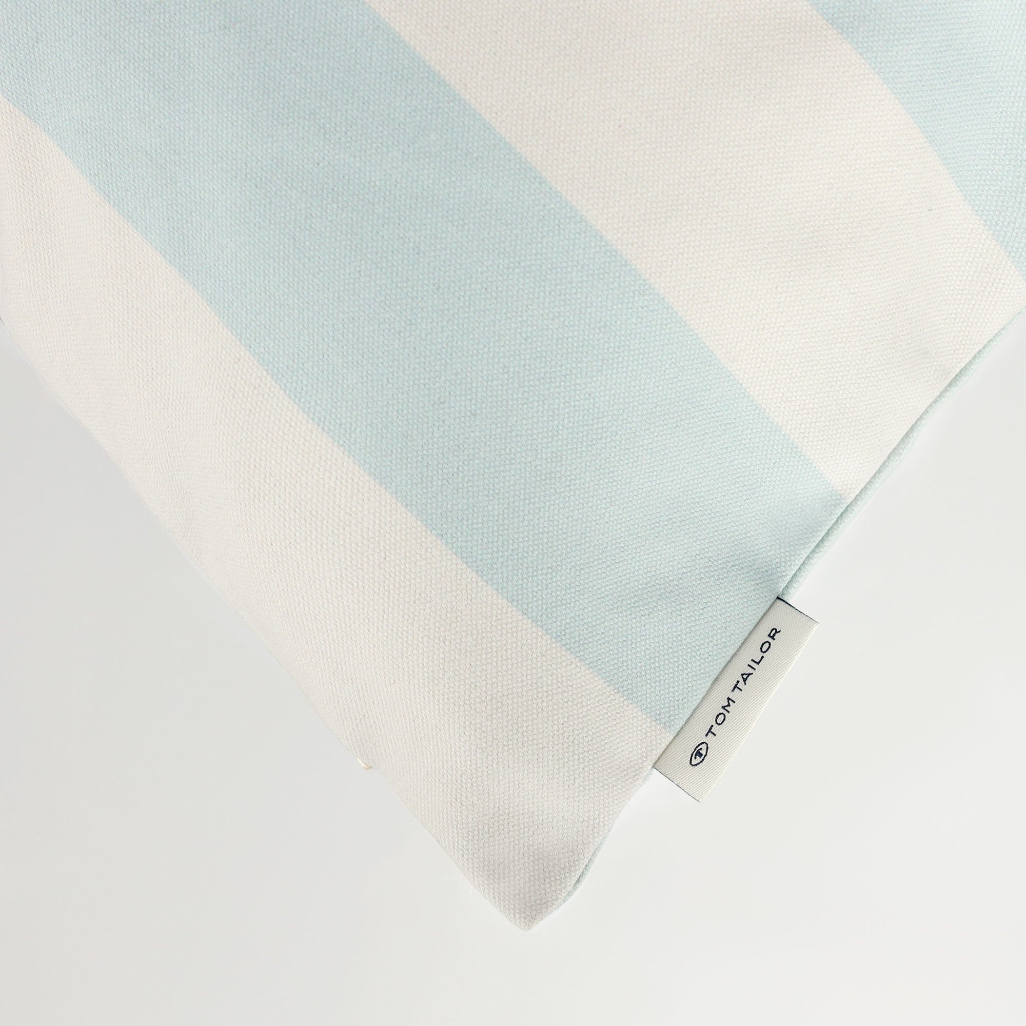 Tom Tailor Zierkissenhülle gewebt – Fröhliche Sommermotive, Streifen & maritime Prints, dekorative Stickereien, pflegeleichter Materialmix