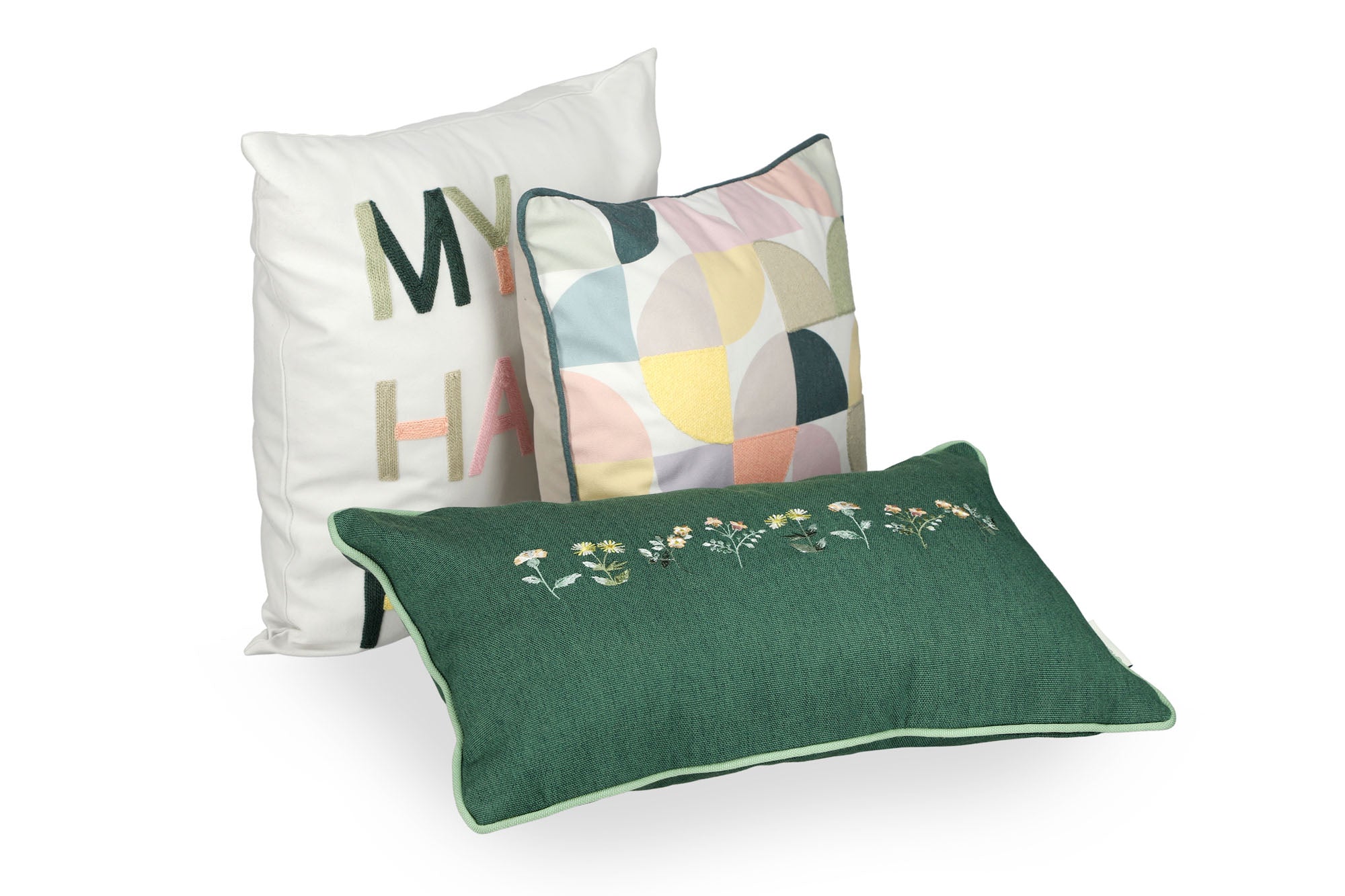 Tom Tailor Zierkissenhülle gewebt – Fröhliche Sommermotive, Streifen & maritime Prints, dekorative Stickereien, pflegeleichter Materialmix