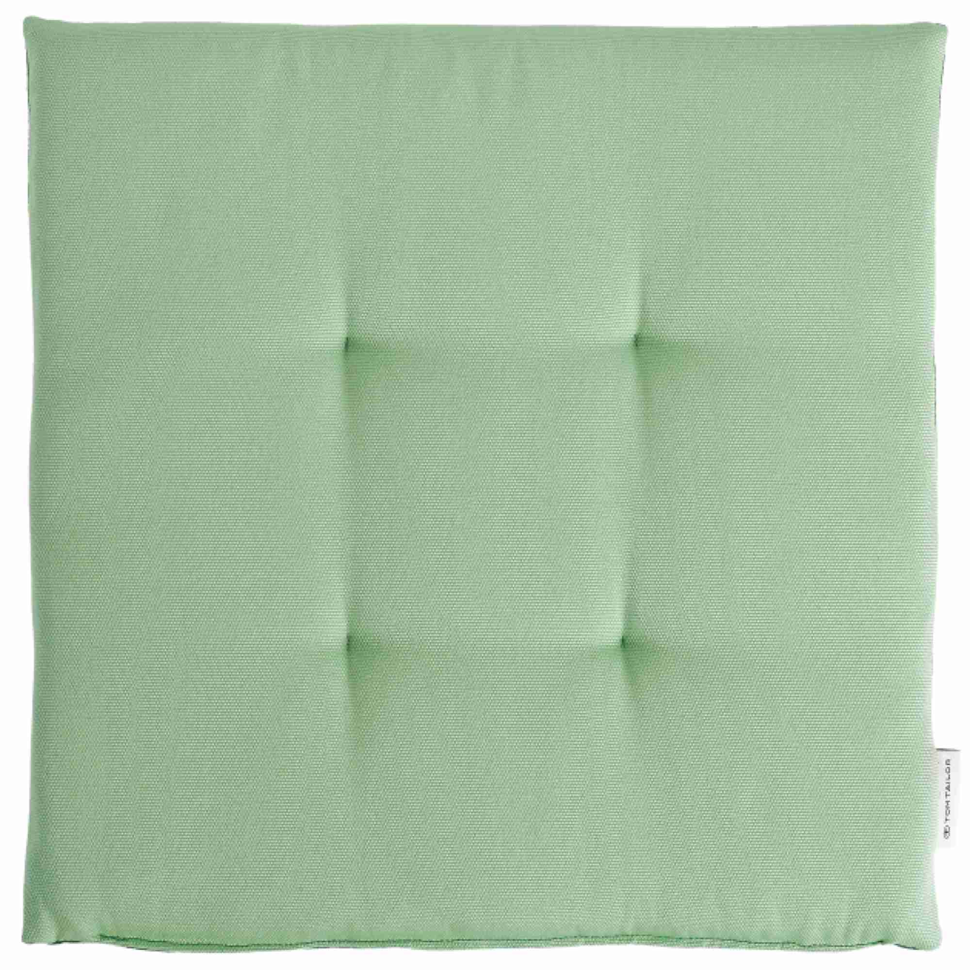 TOM TAILOR Sitzkissen 2er Set - weicher Baumwoll-Mix - 40x40cm