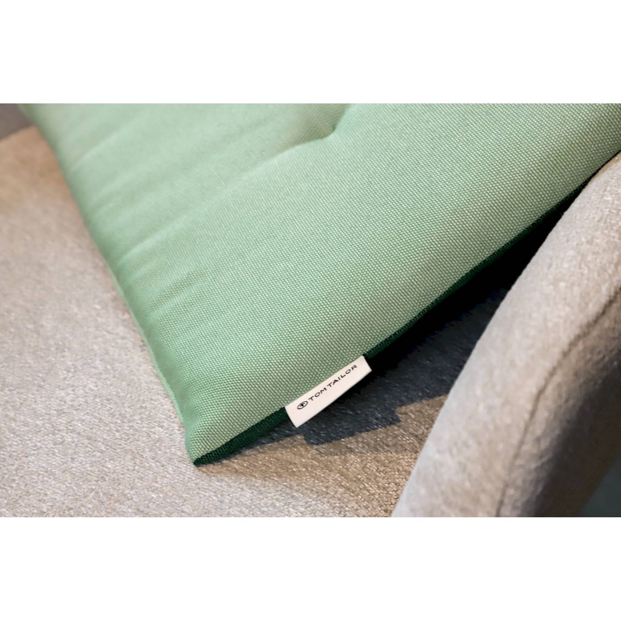 TOM TAILOR Sitzkissen 2er Set - weicher Baumwoll-Mix - 40x40cm