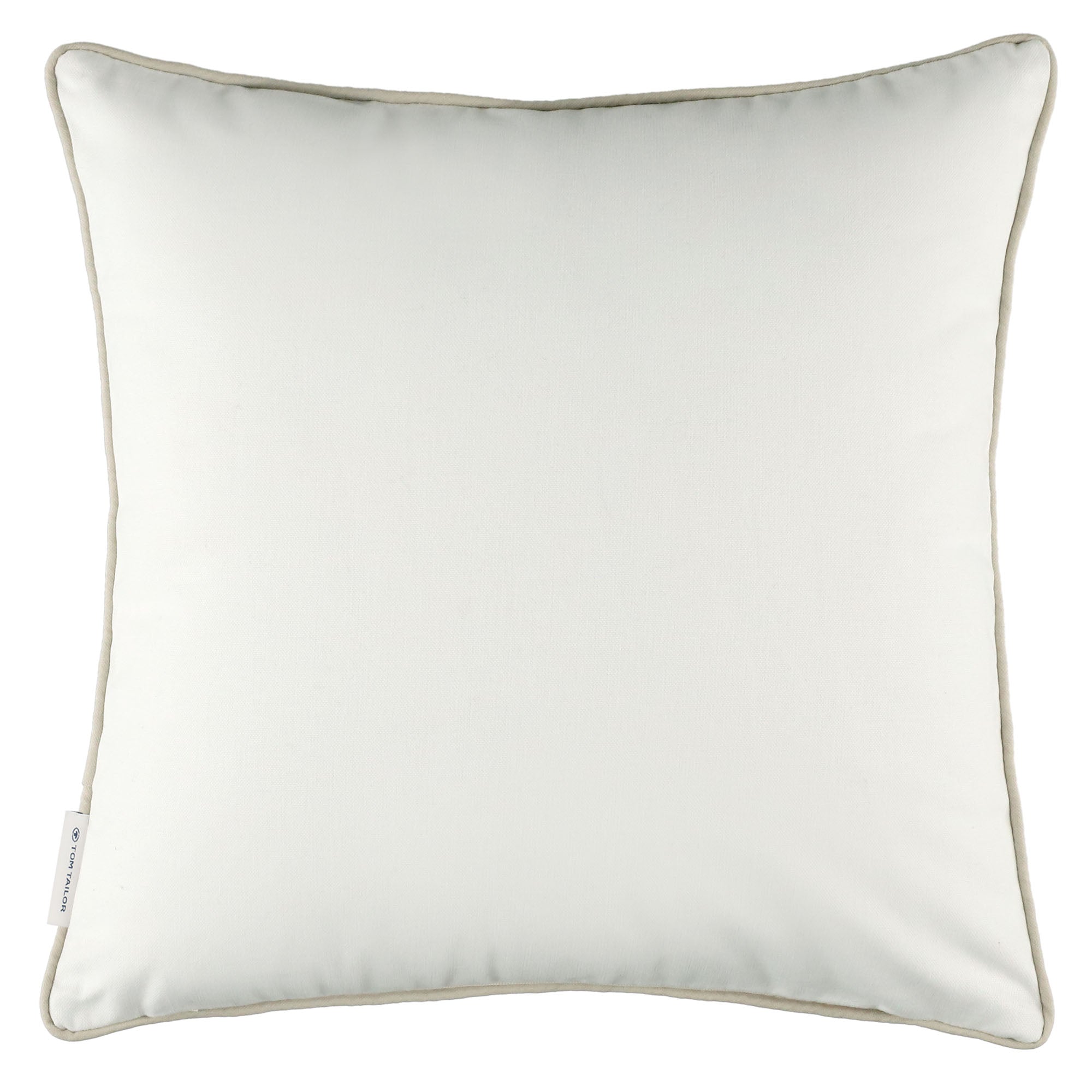 Tom Tailor Zierkissenhülle gewebt – Fröhliche Sommermotive, Streifen & maritime Prints, dekorative Stickereien, pflegeleichter Materialmix