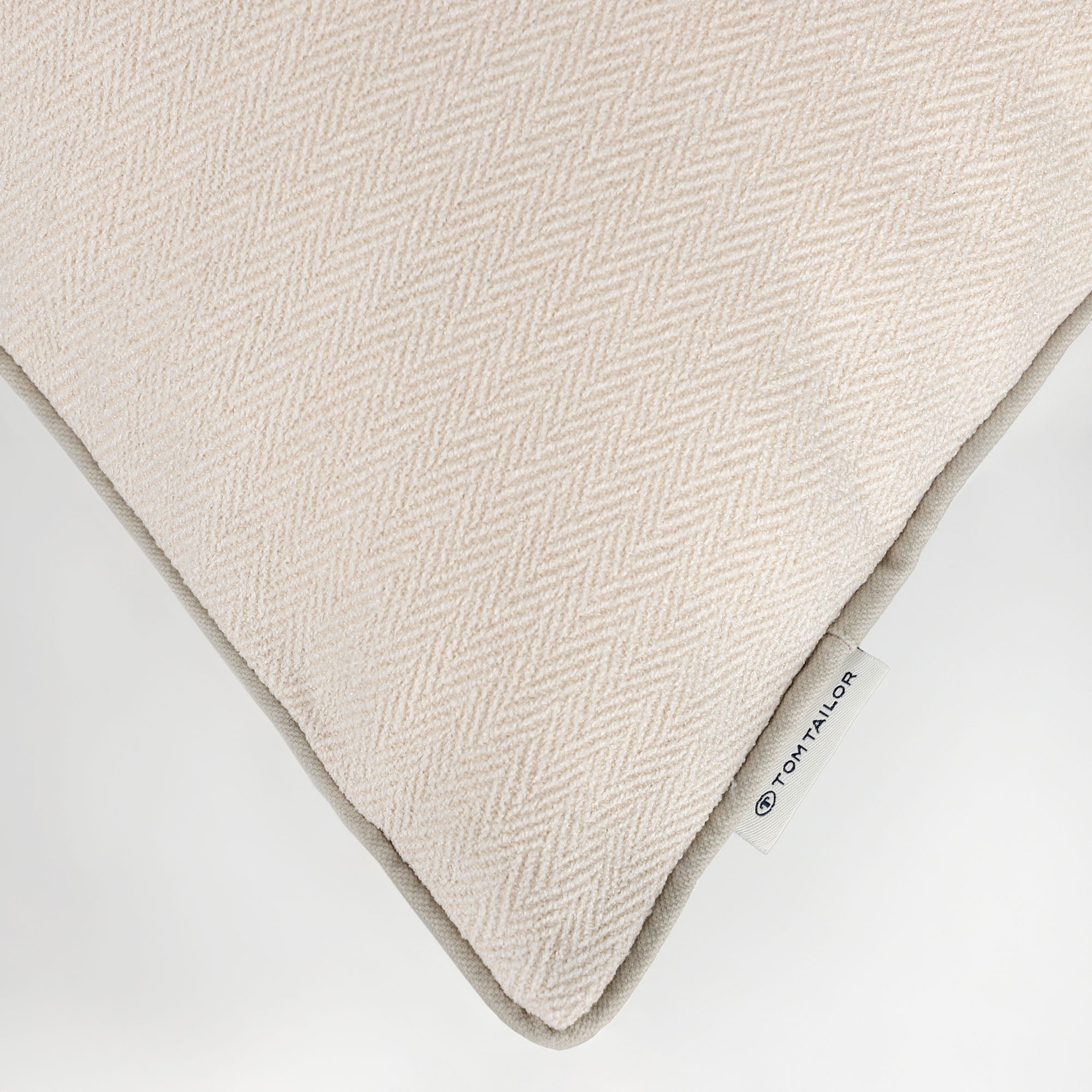 Tom Tailor Zierkissenhülle gewebt – Fröhliche Sommermotive, Streifen & maritime Prints, dekorative Stickereien, pflegeleichter Materialmix