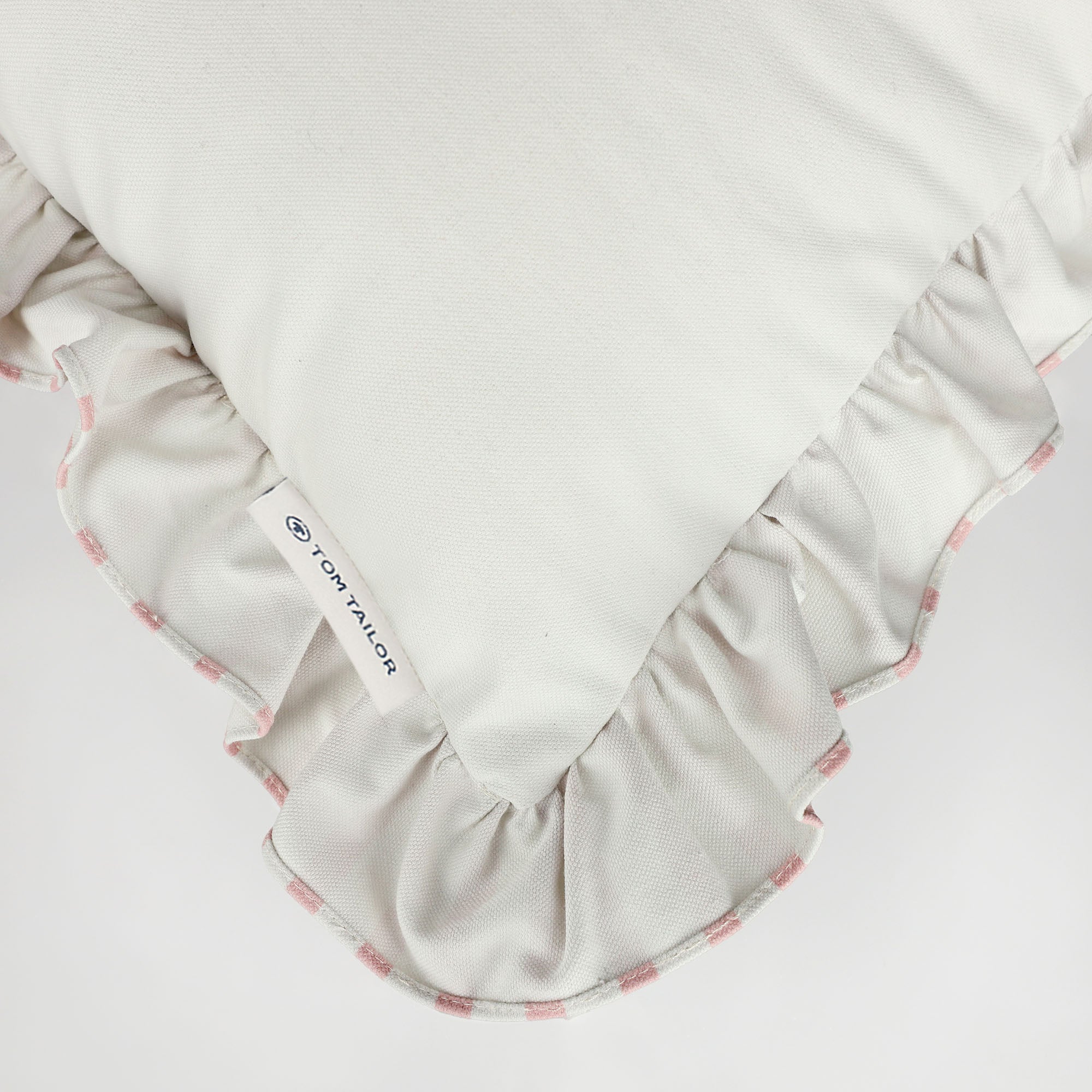 Tom Tailor Zierkissenhülle gewebt – Fröhliche Sommermotive, Streifen & maritime Prints, dekorative Stickereien, pflegeleichter Materialmix