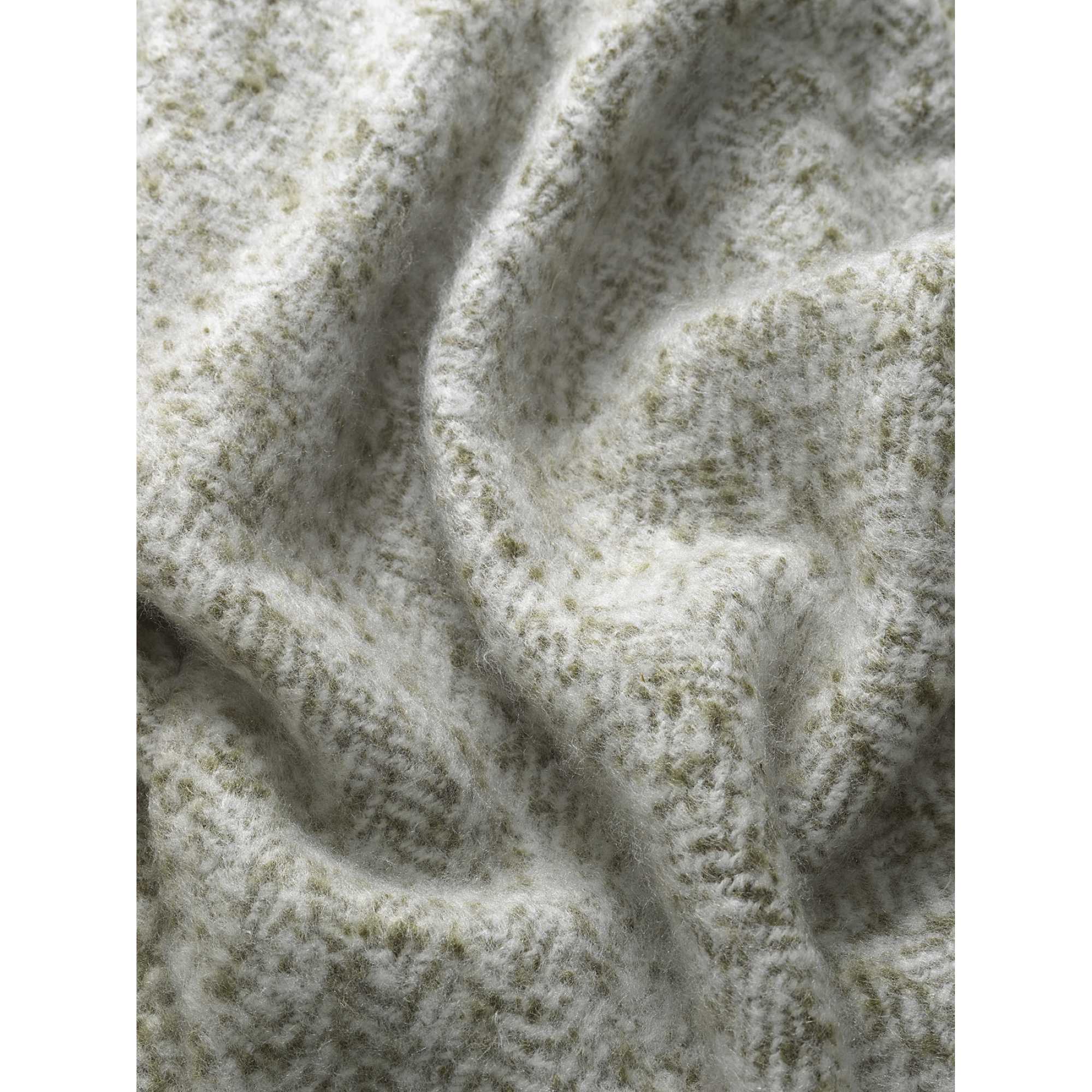 TOM TAILOR Kuscheldecke - Fischgrätenmuster mit Fransen 130x170cm