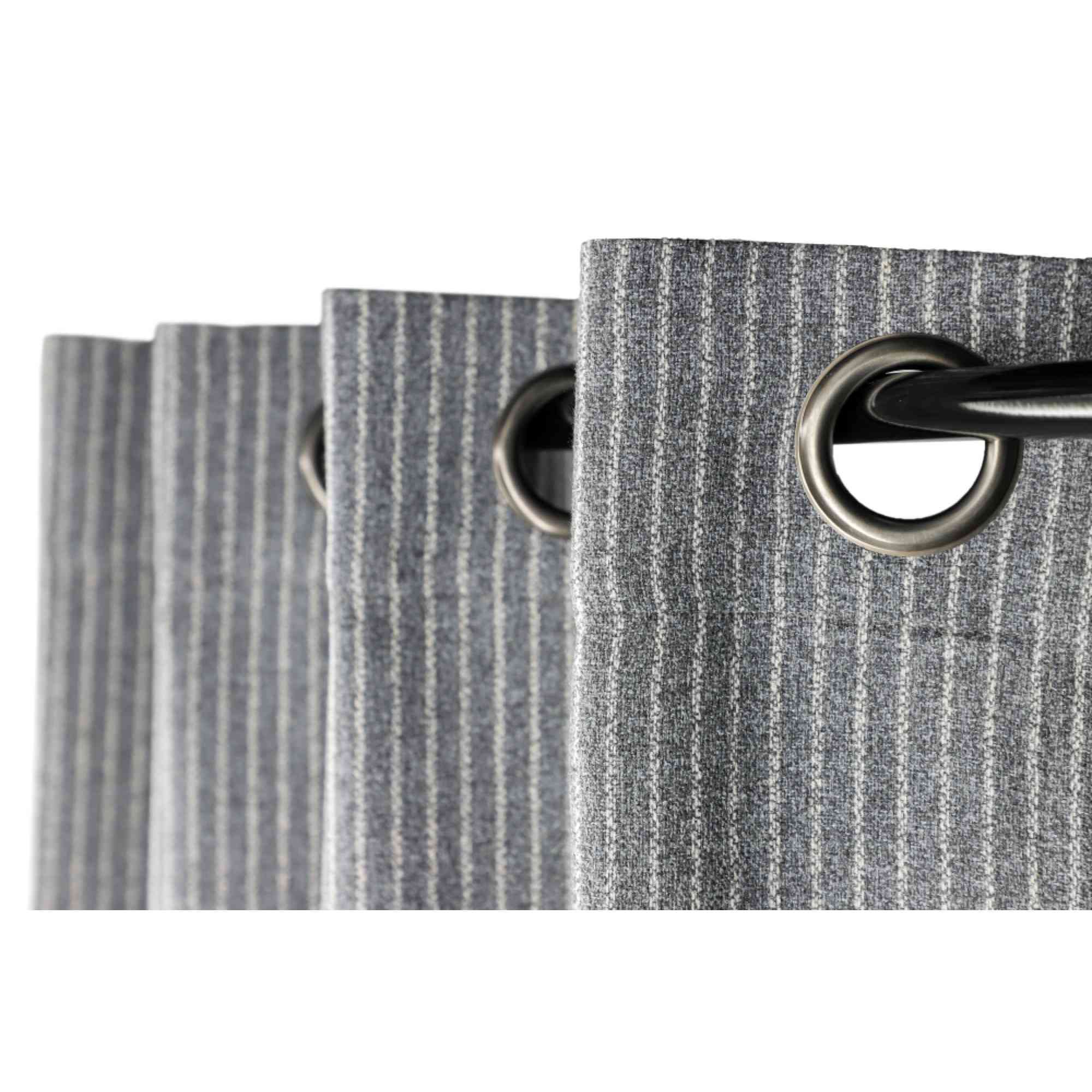 Blickdichter Ösenvorhang Fun mit Streifen 140 x 250 cm - WohnDirect.com - Heimtextilien für stilvolles Wohnambiente