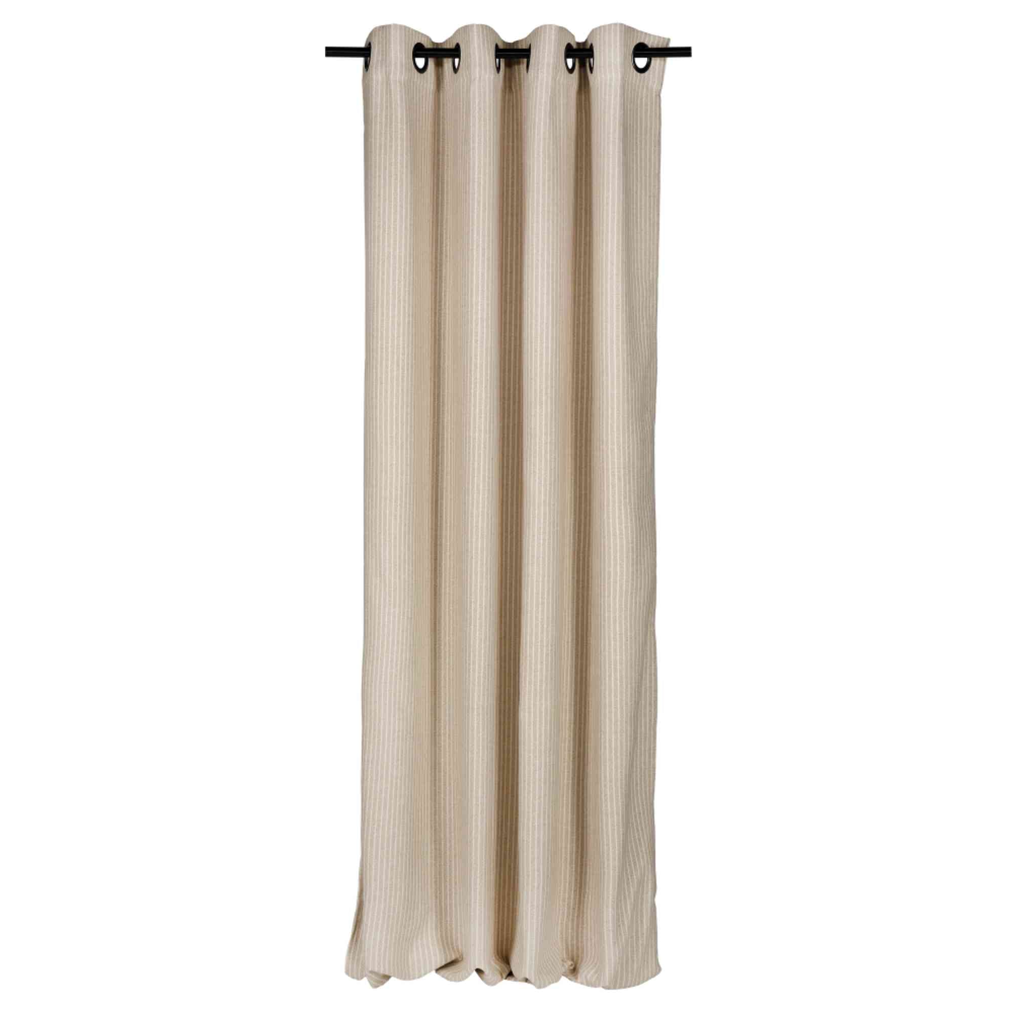 Blickdichter Ösenvorhang Fun mit Streifen 140 x 250 cm - WohnDirect.com - Heimtextilien für stilvolles Wohnambiente