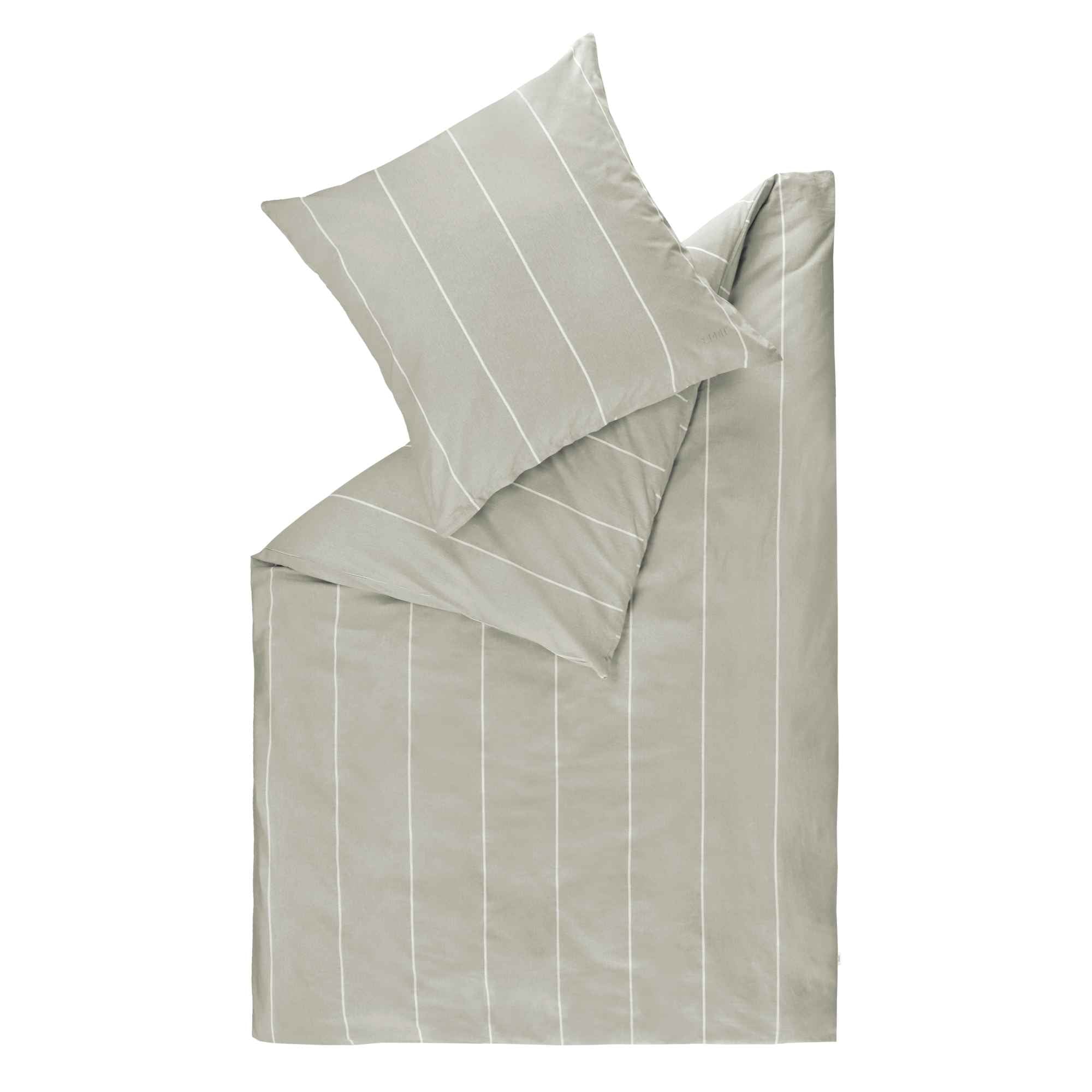 Renforce Bettwäsche Set, auch passende Kissenbezug separat erhältlich - 100% Baumwolle, Sportliche Längsstreifen, Verschiedene Größen und Farben - WohnDirect.com - Heimtextilien für stilvolles Wohnambiente
