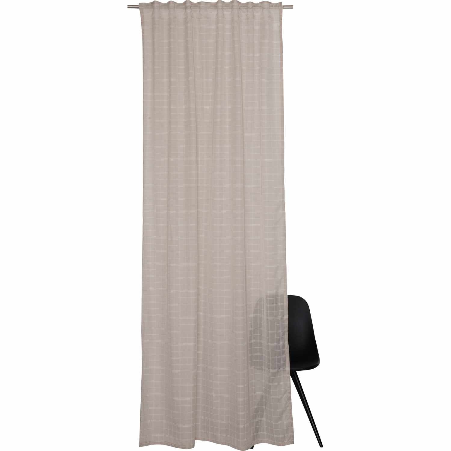 Transparenter Vorhang Jil • mit verdeckten Schlaufenband • aus recycelten Garnen • 130 x 250 cm - WohnDirect.com - Heimtextilien für stilvolles Wohnambiente