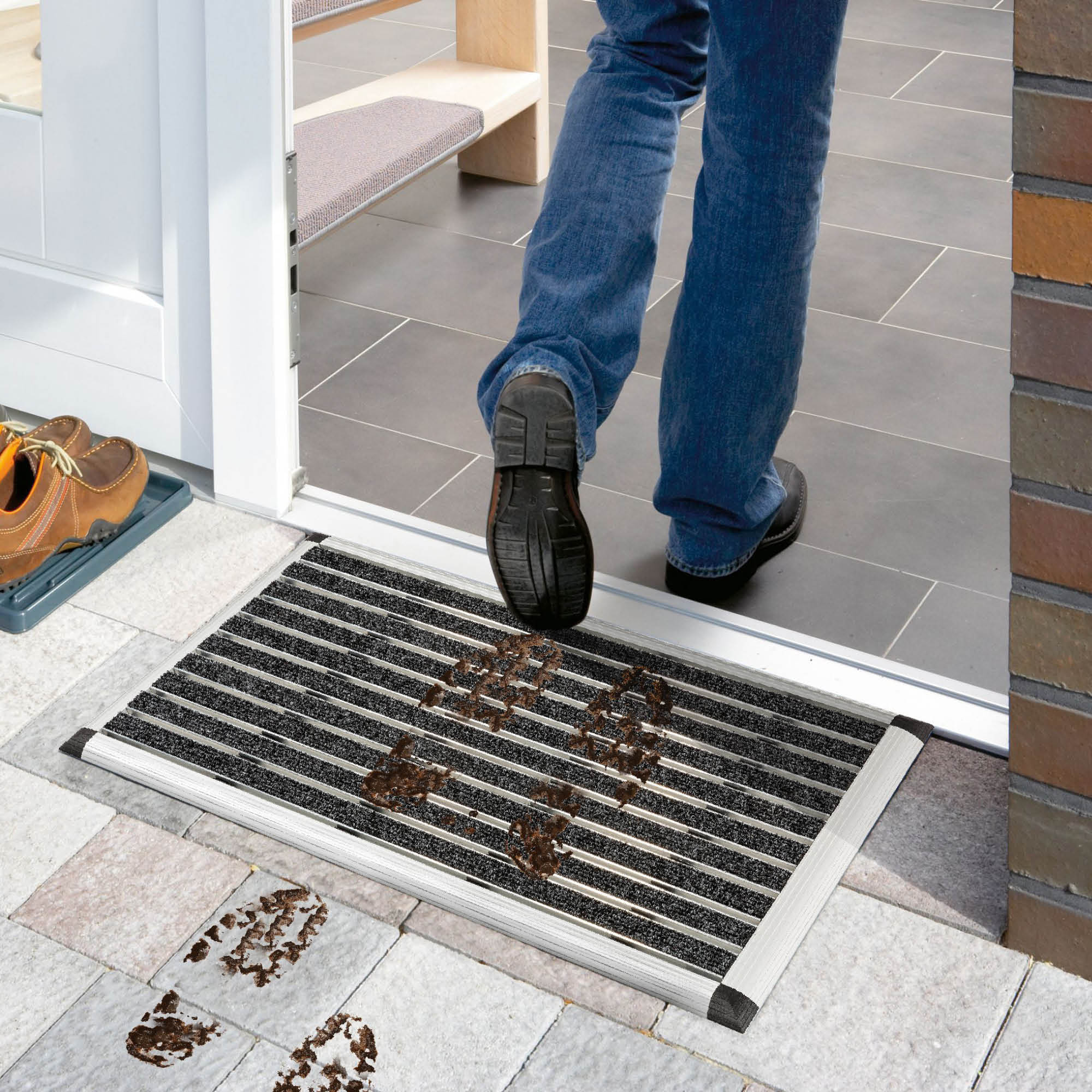 Fußmatte EXCELLENCE MAT – Aluminium, Premium