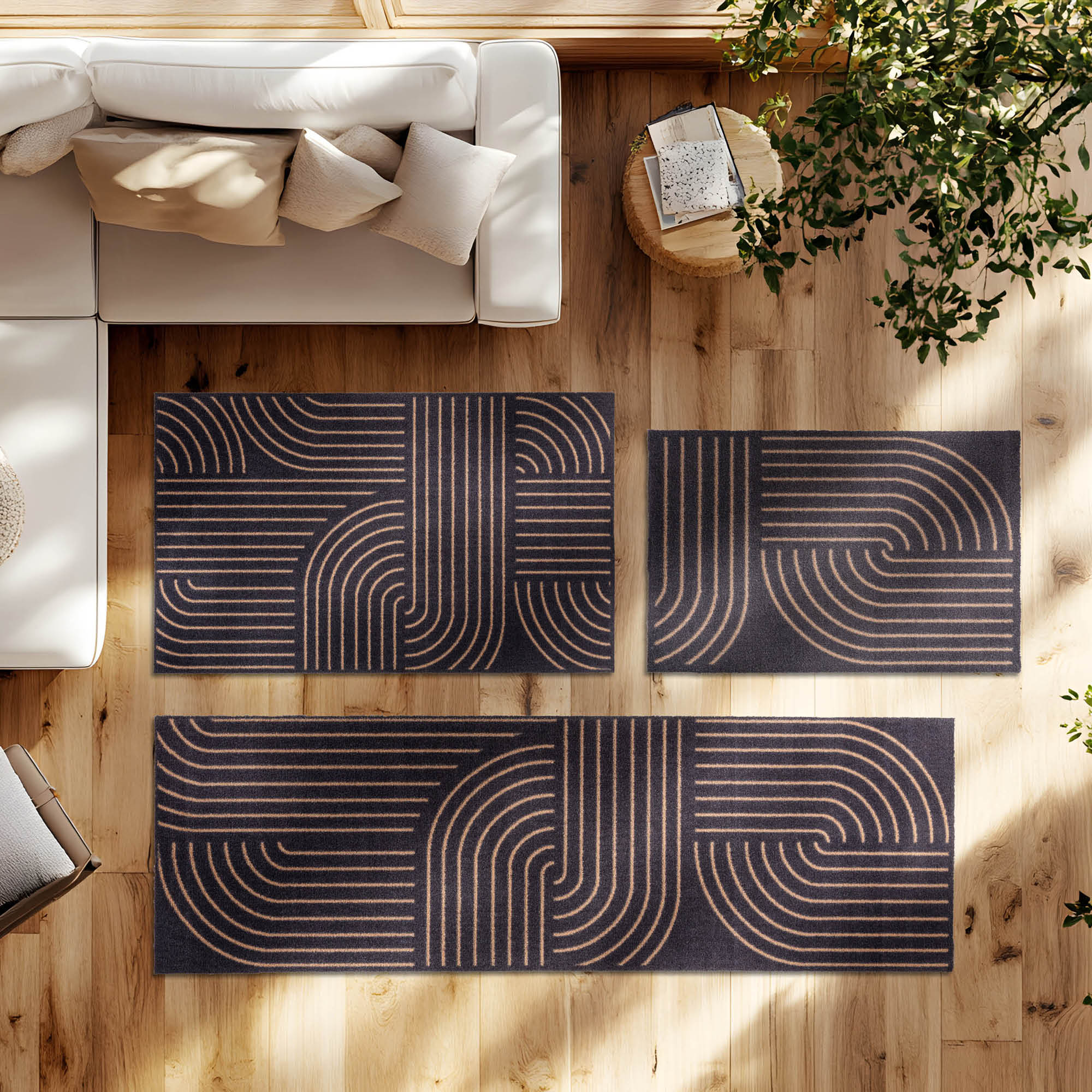 Türmatte MIABELLA – Stilvoll, saugstark, waschbar