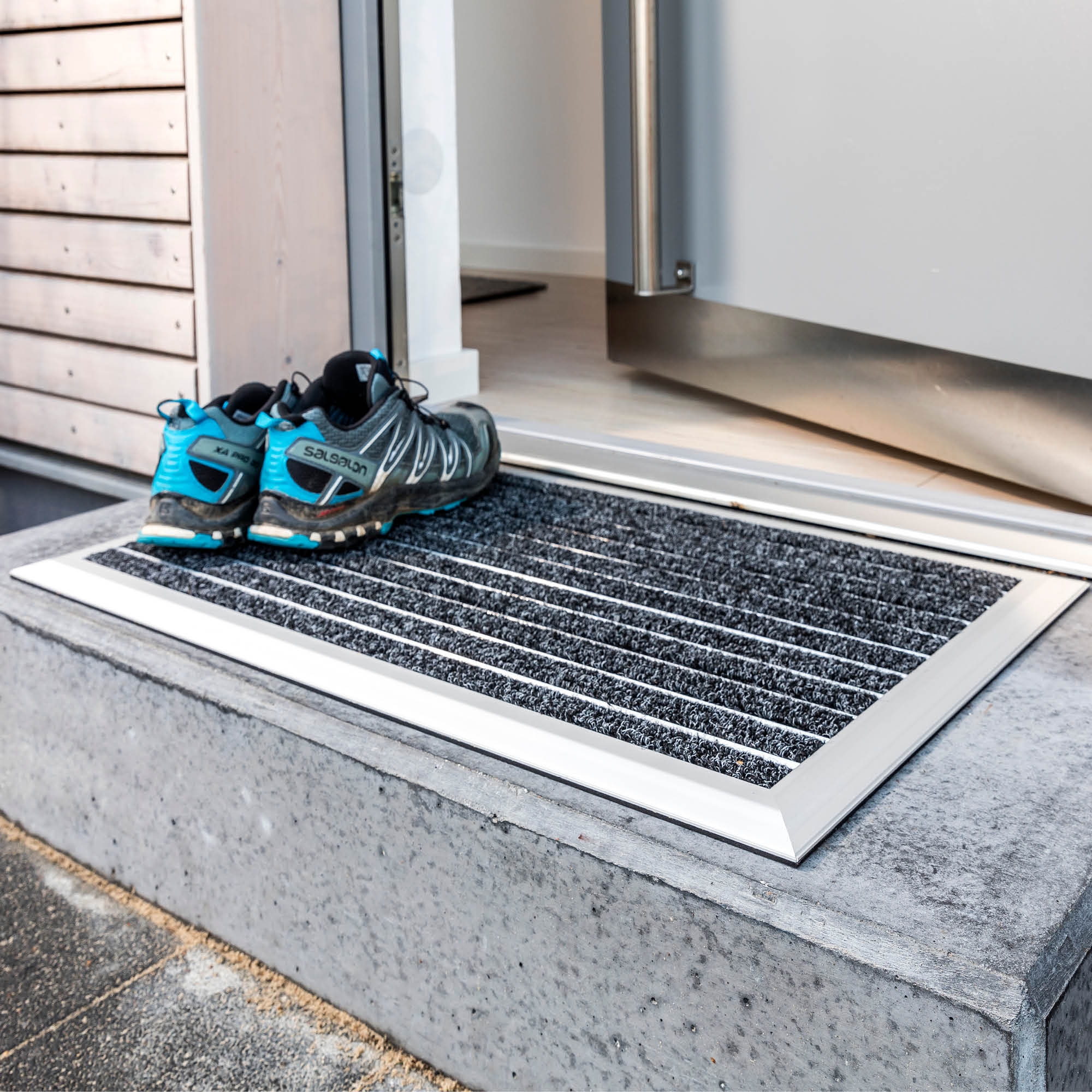 Aluminium Fußmatte EXCLUSIV MAT - hochwertig und wetterfest